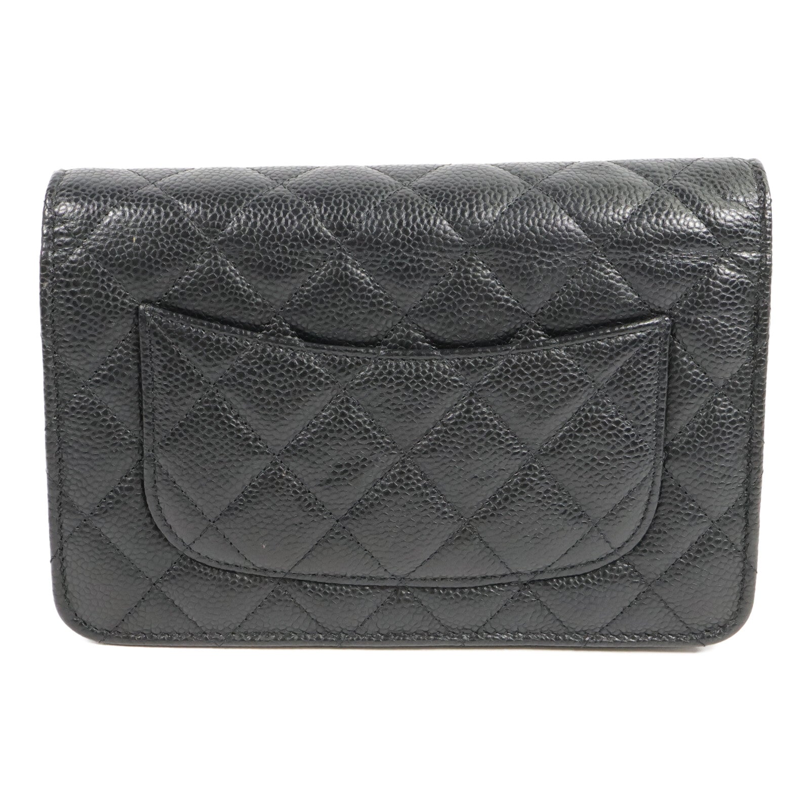 CHANEL 牛皮皮革WOC Wallet On Chain鏈帶肩背袋