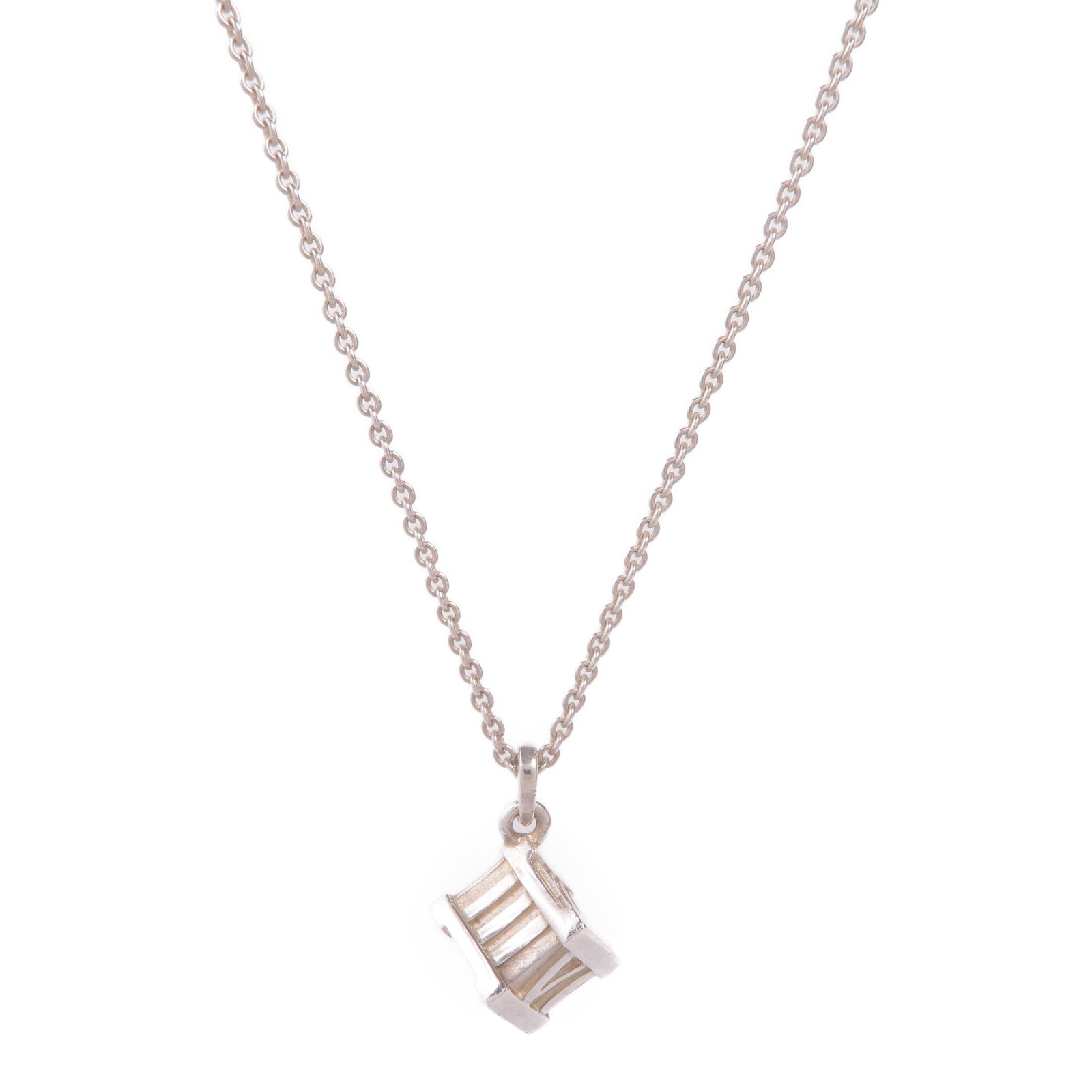 TIFFANY&CO 925純銀Atlas Cube Necklace項鍊