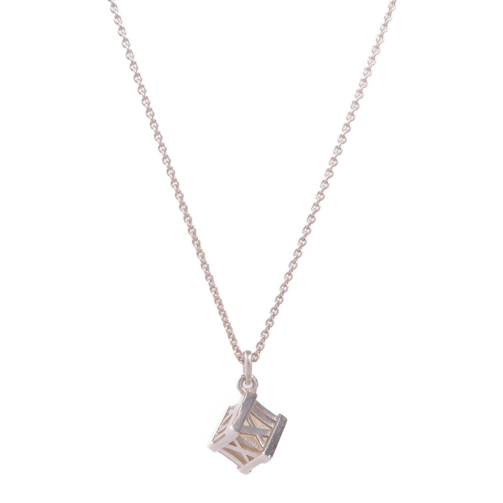 TIFFANY&CO 【激減優惠】925純銀Atlas Cube Necklace項鍊
