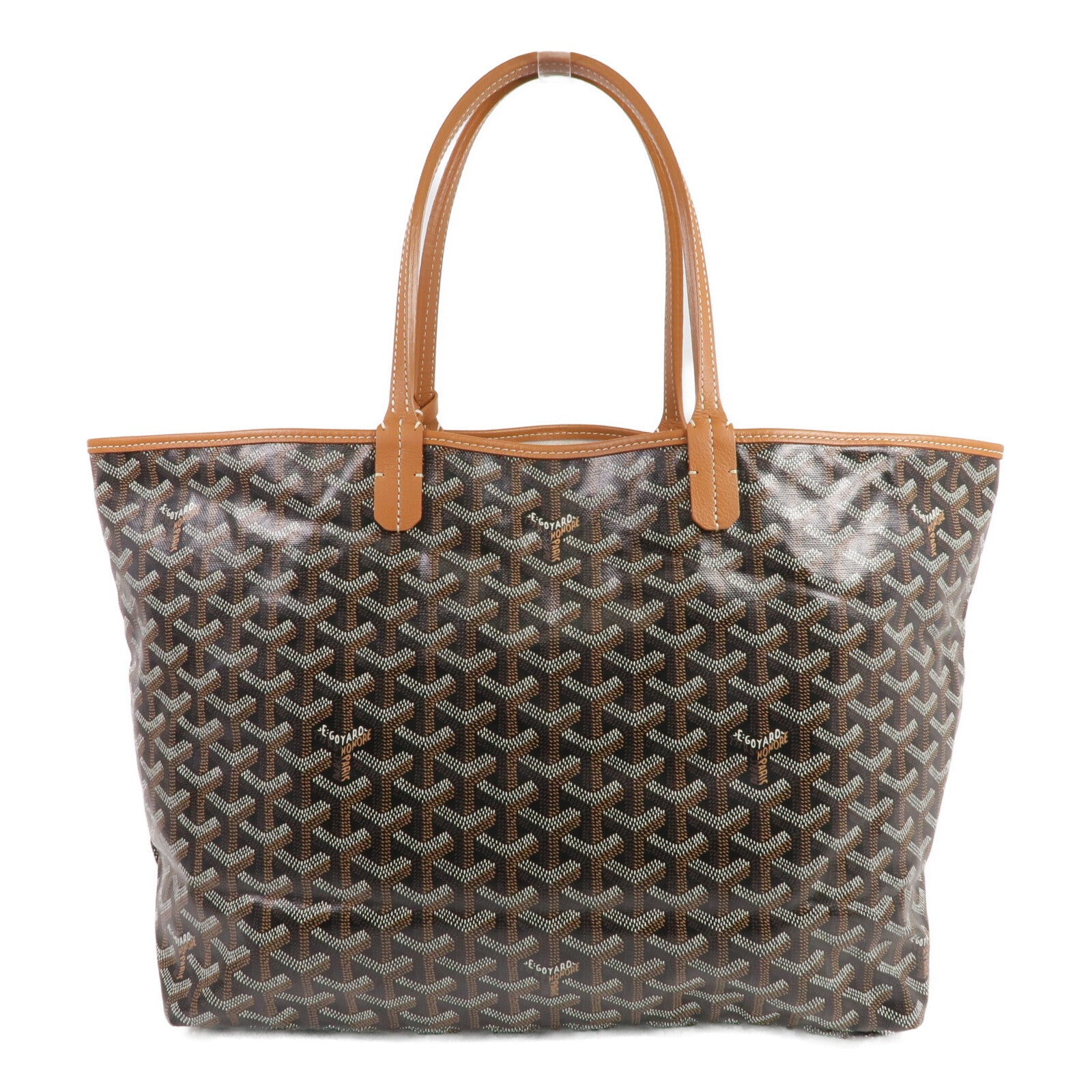 GOYARD 塗層帆布Saint Louis PM銀扣手挽袋