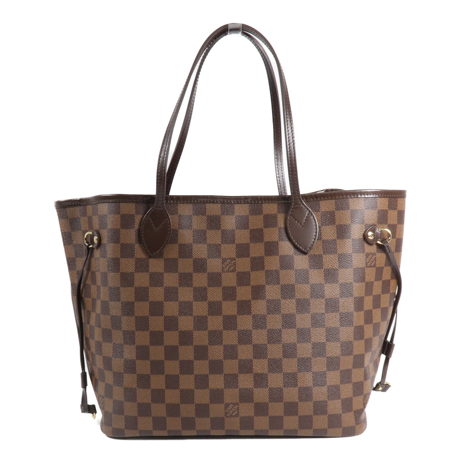LOUIS VUITTON Damier Neverfull MM手挽袋/肩背袋