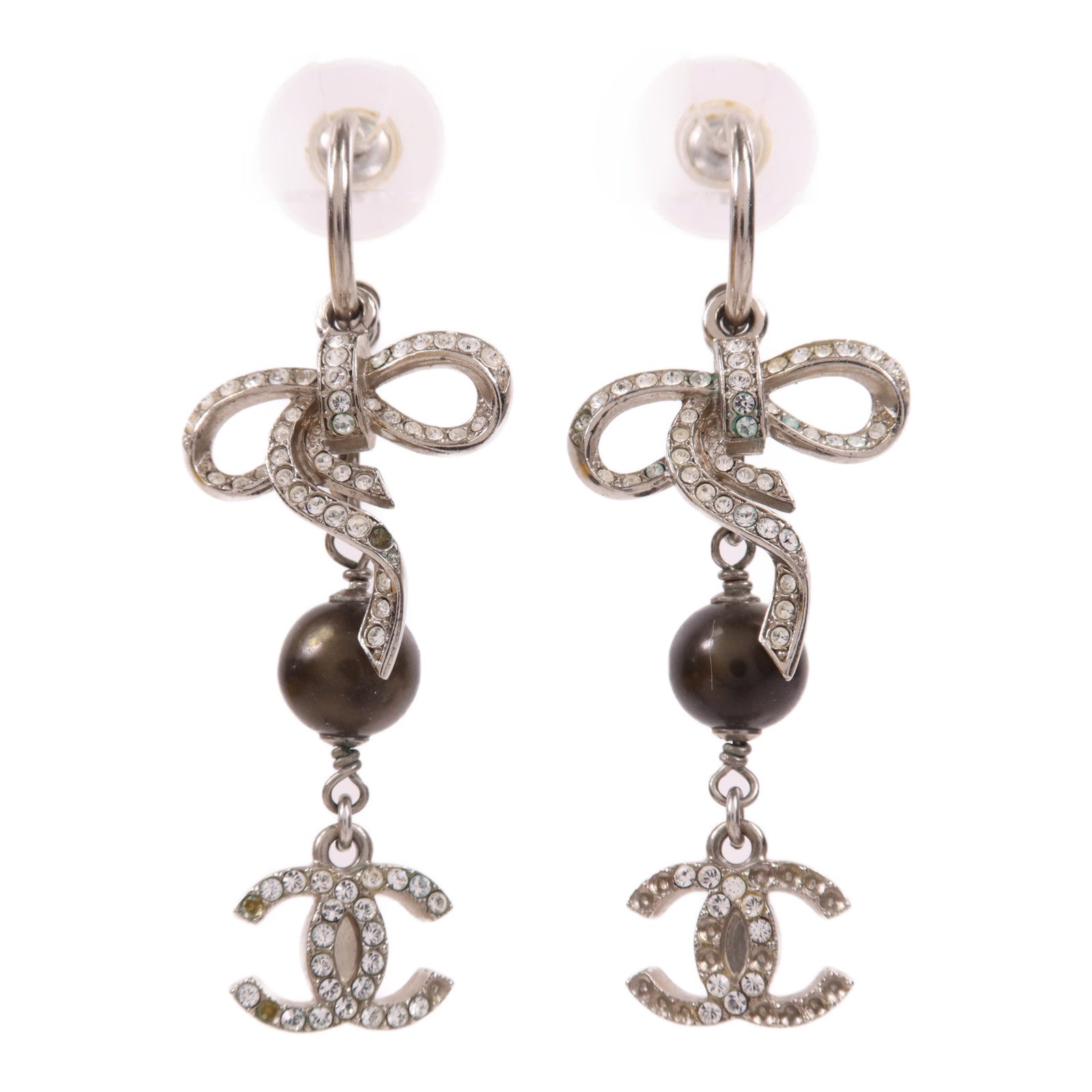 CHANEL 【激減優惠】金屬/PVC Earrings耳環