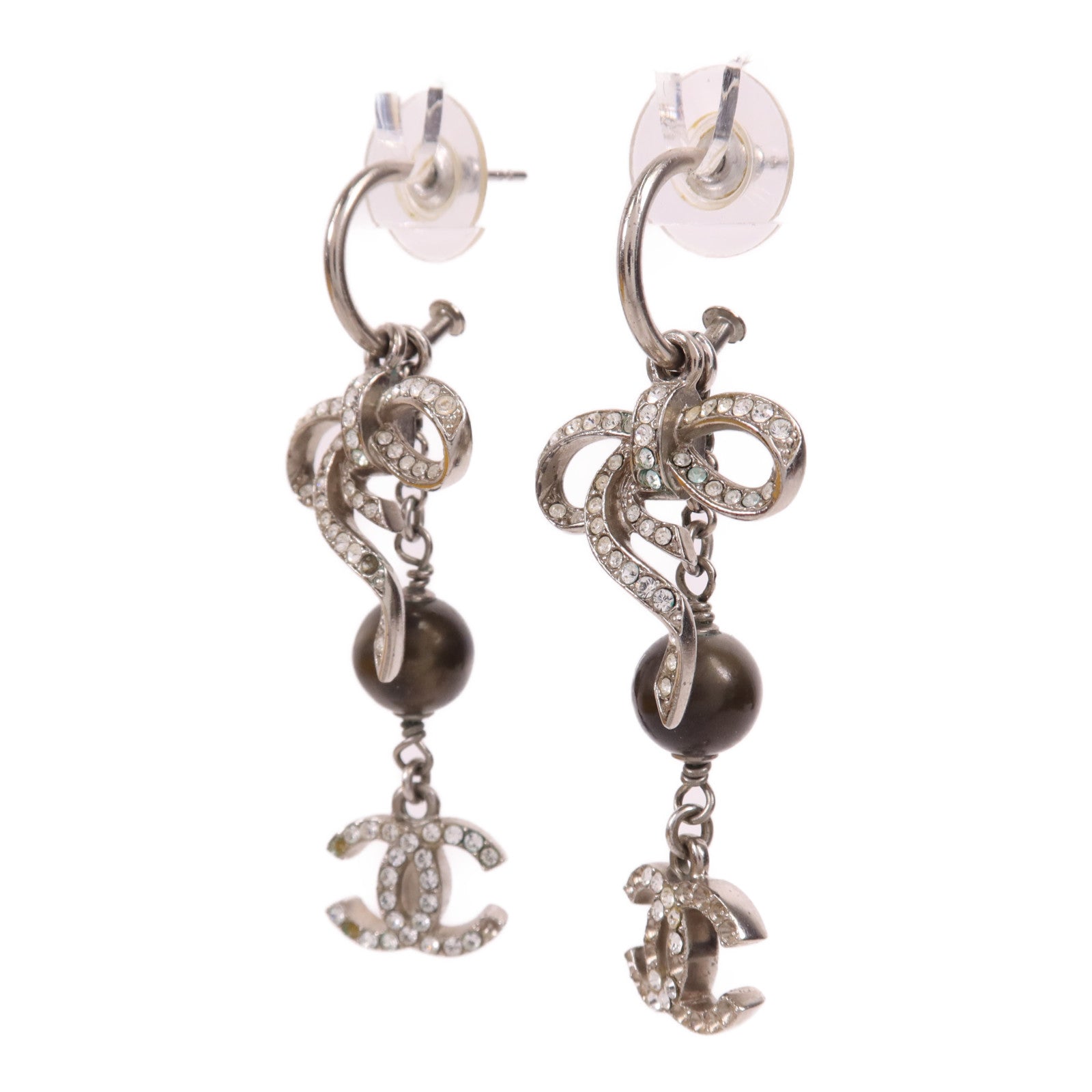 CHANEL 金屬/PVC Earrings耳環