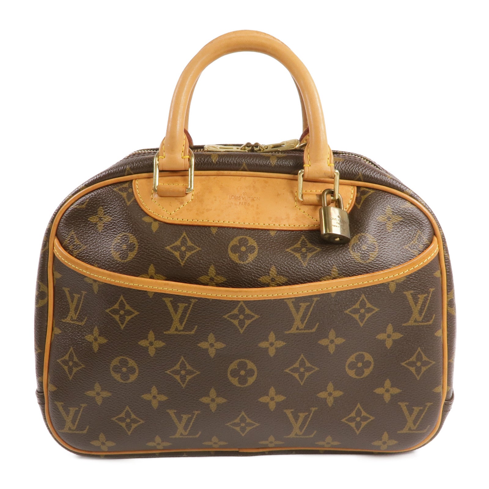 LOUIS VUITTON Monogram Trouville金扣手挽袋