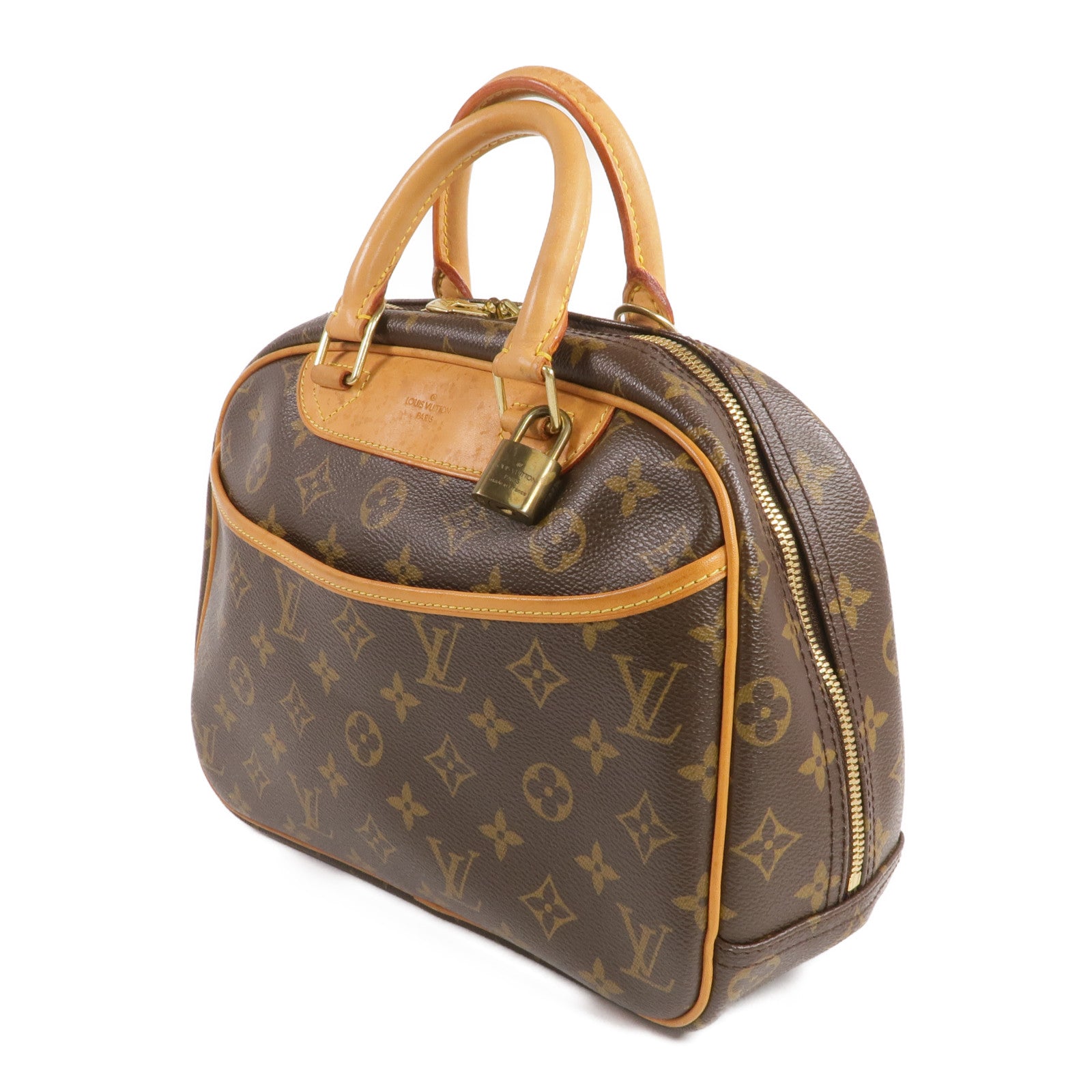 LOUIS VUITTON Monogram Trouville金扣手挽袋