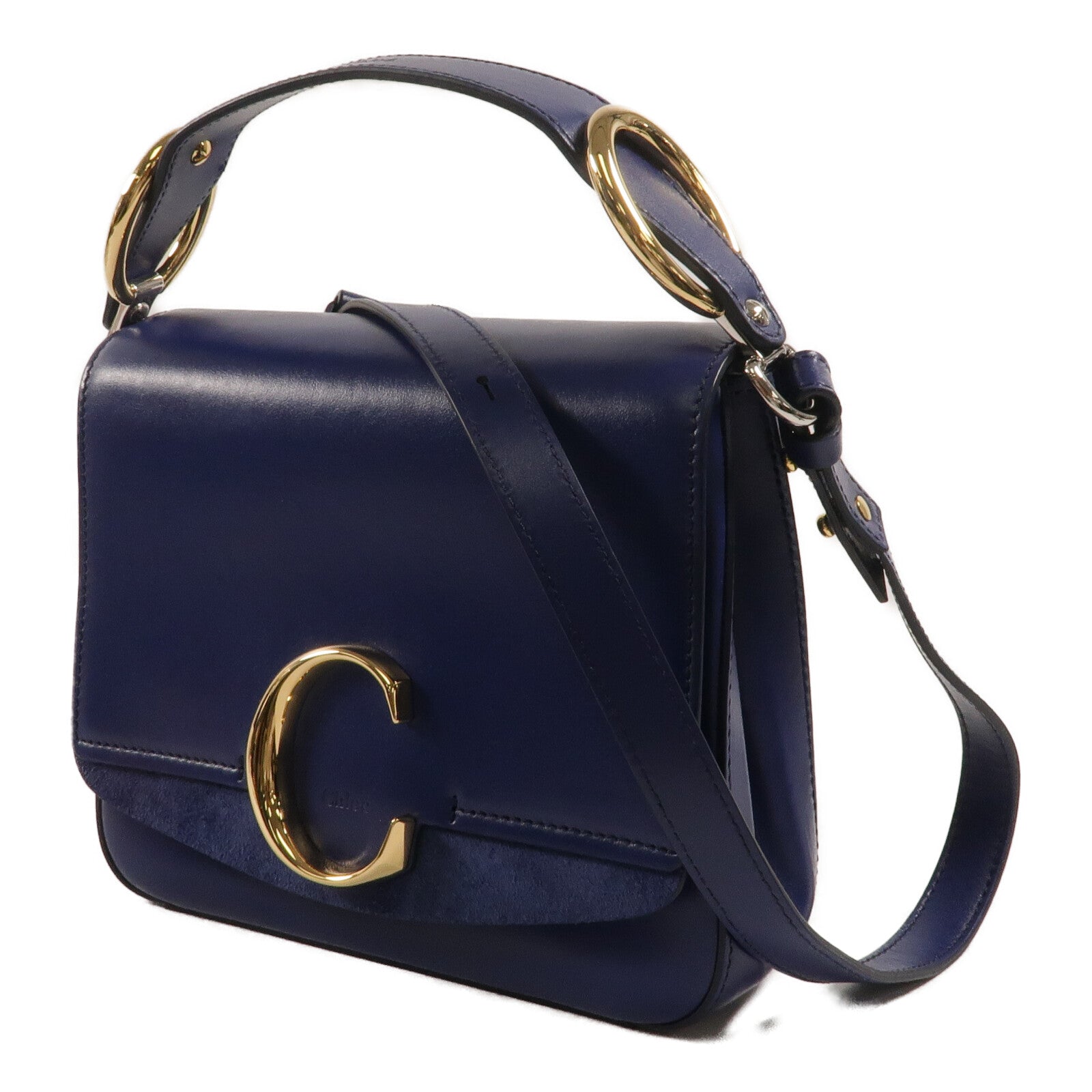 Chloe 牛皮皮革Chloe C手挽肩背兩用袋