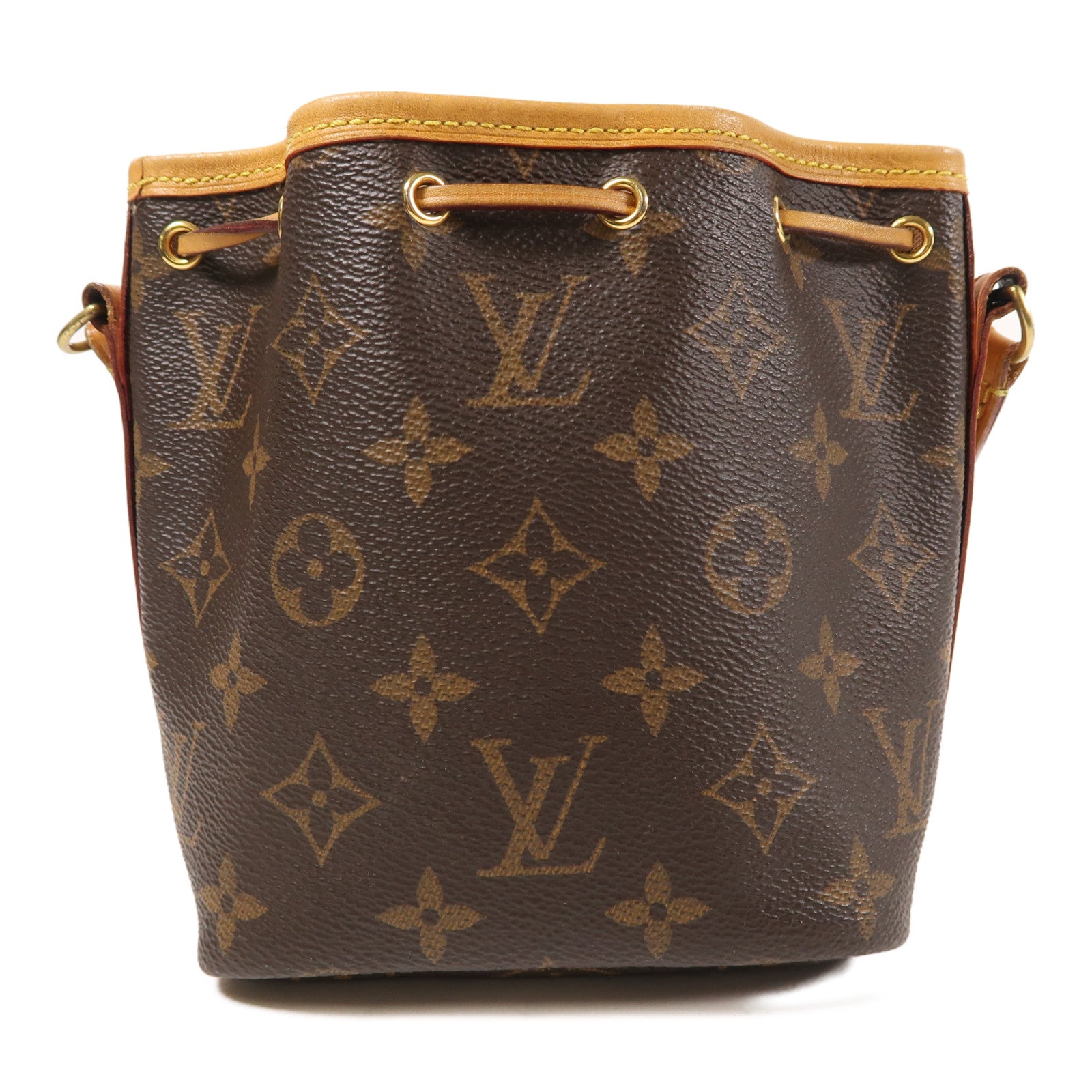 LOUIS VUITTON LV GHW Noe BB Shoulder Bag M40817 Monogram Brown