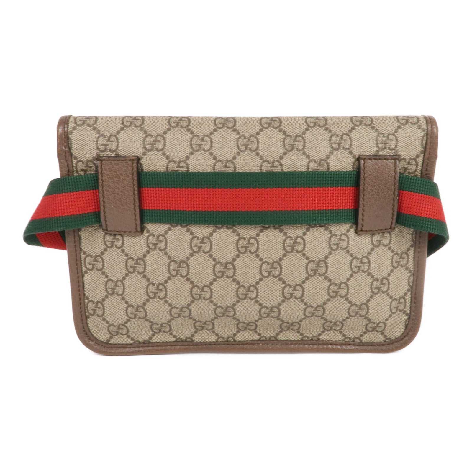 GUCCI 塗層帆布GG Supreme Waist Bag金扣腰包