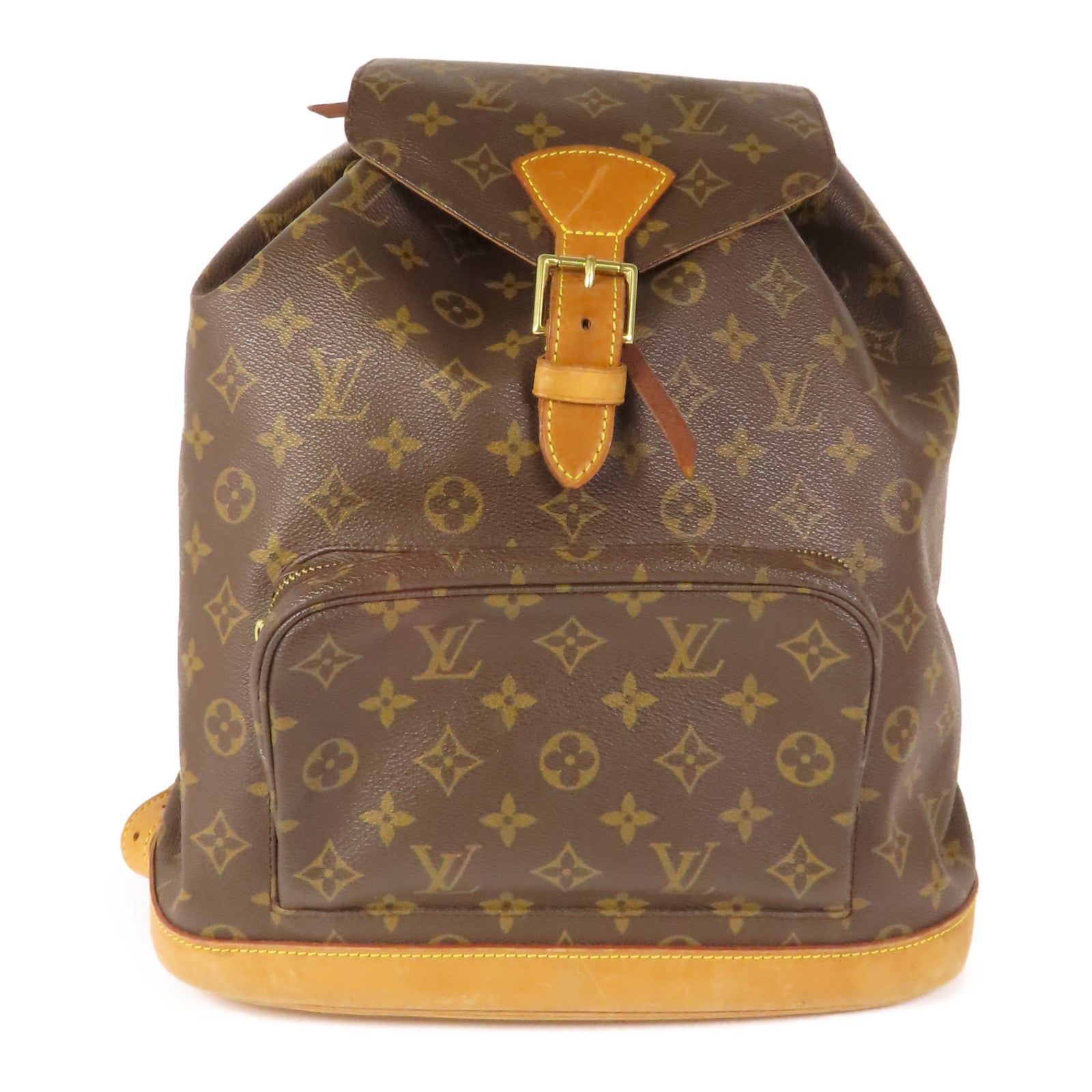 LOUIS VUITTON Monogram Montsouris GM金扣背包