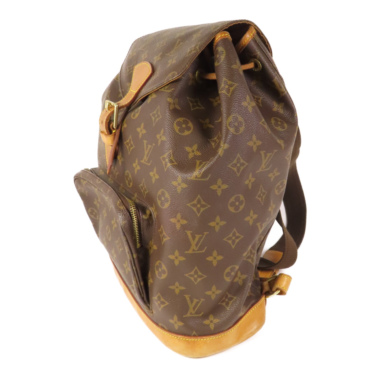 LOUIS VUITTON Monogram Montsouris GM金扣背包
