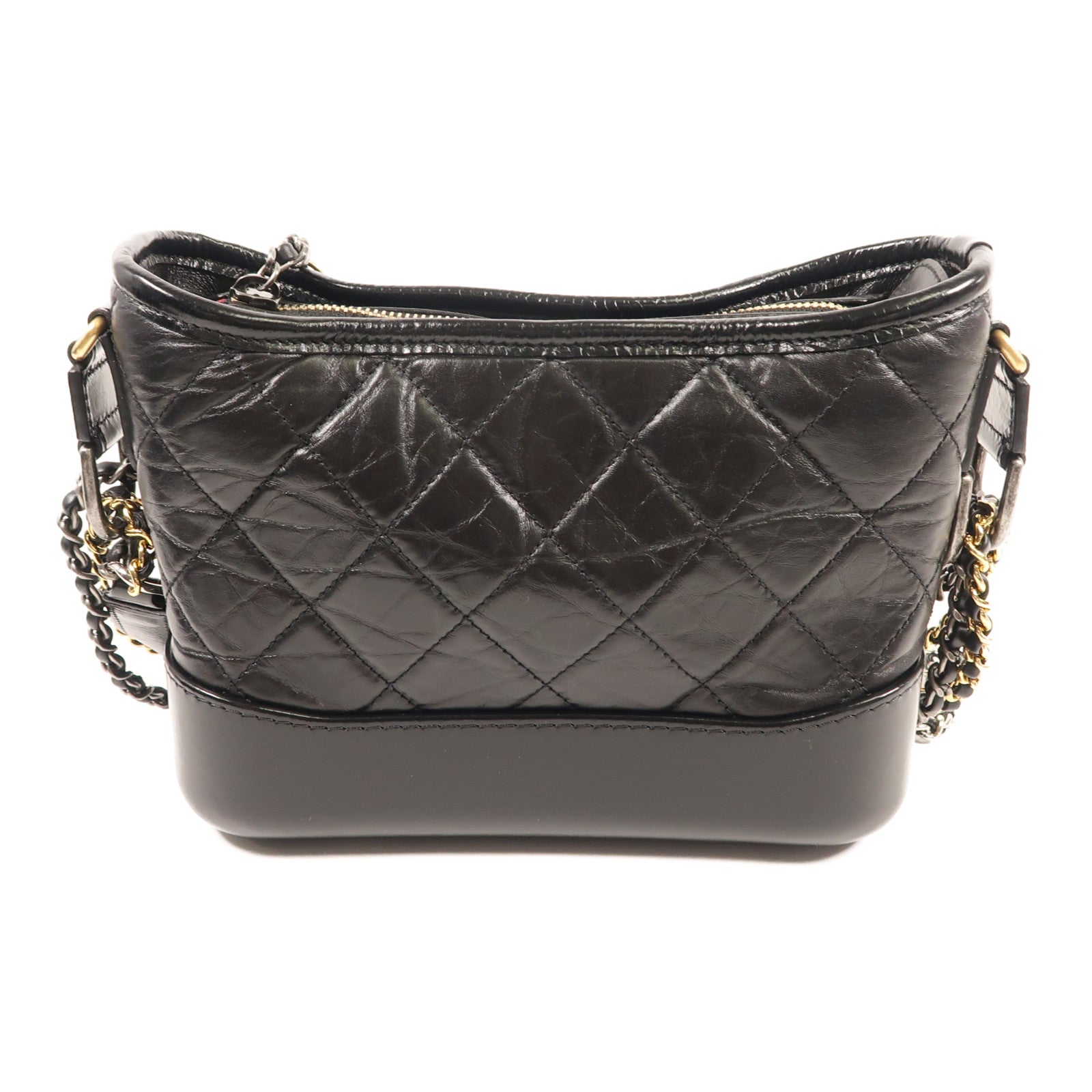 CHANEL 【激減優惠】牛皮皮革Gabrielle Small鏈帶肩背袋