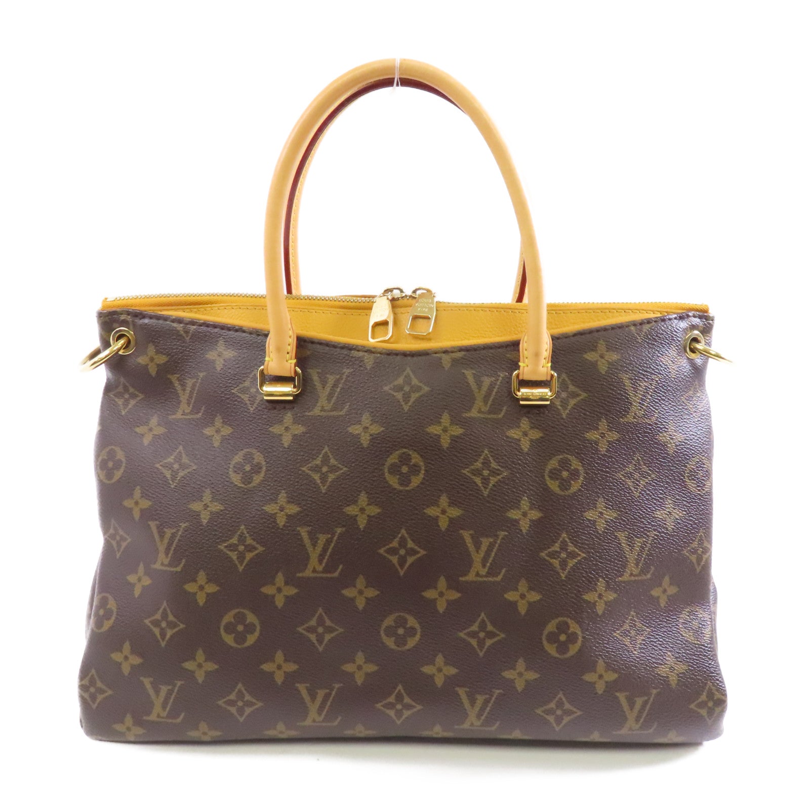 LOUIS VUITTON (PRICE DOWN) LV GHW Pallas MM 2 Way Shoulder Bag M40906 Monogram Brown