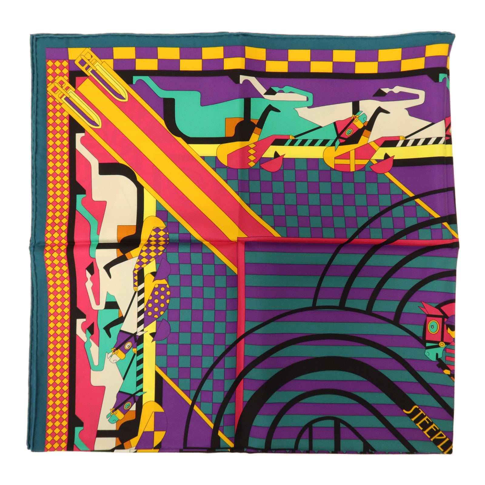 HERMES 絲質Scarf 90x90絲巾