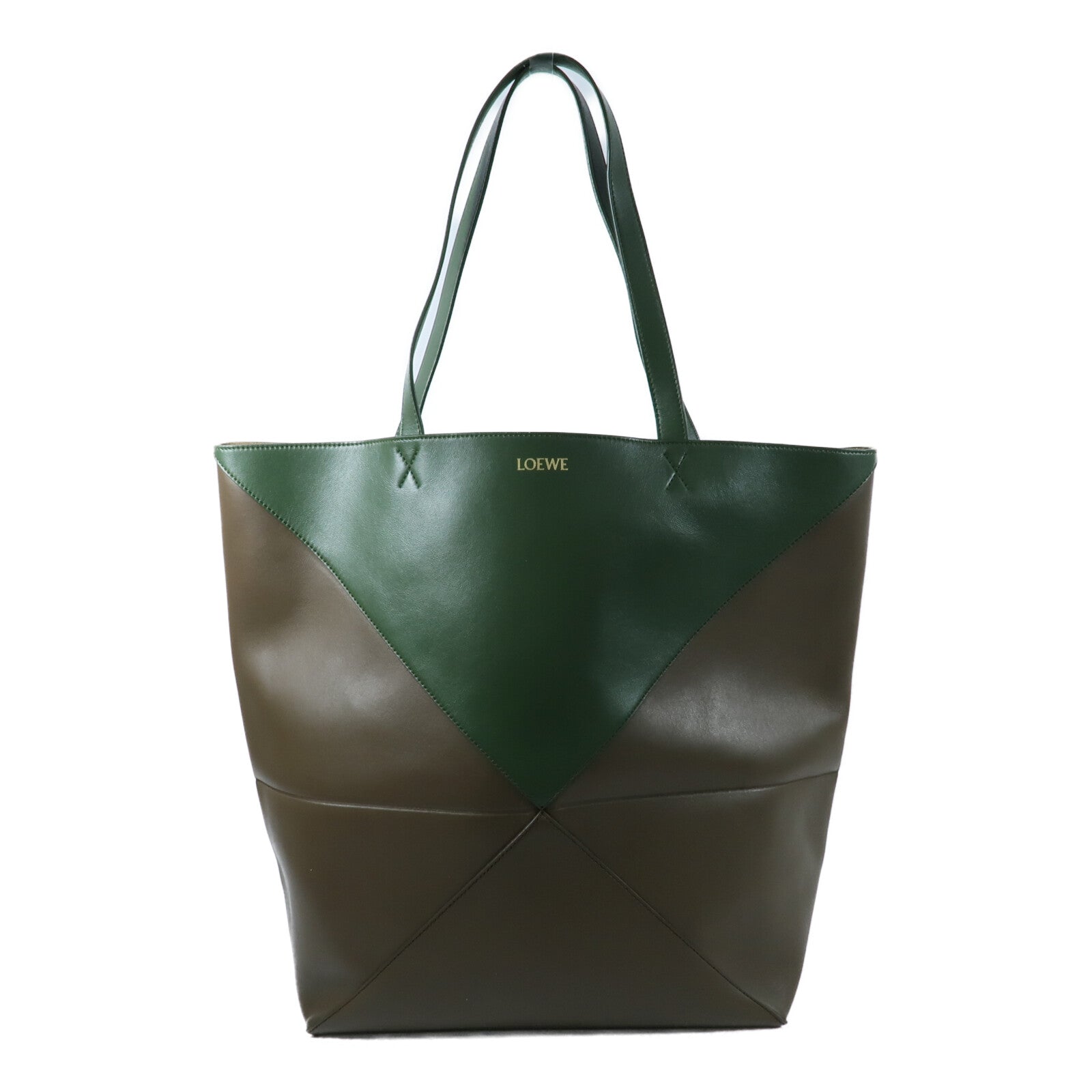 LOEWE 牛皮皮革Puzzle Fold Tote手挽袋