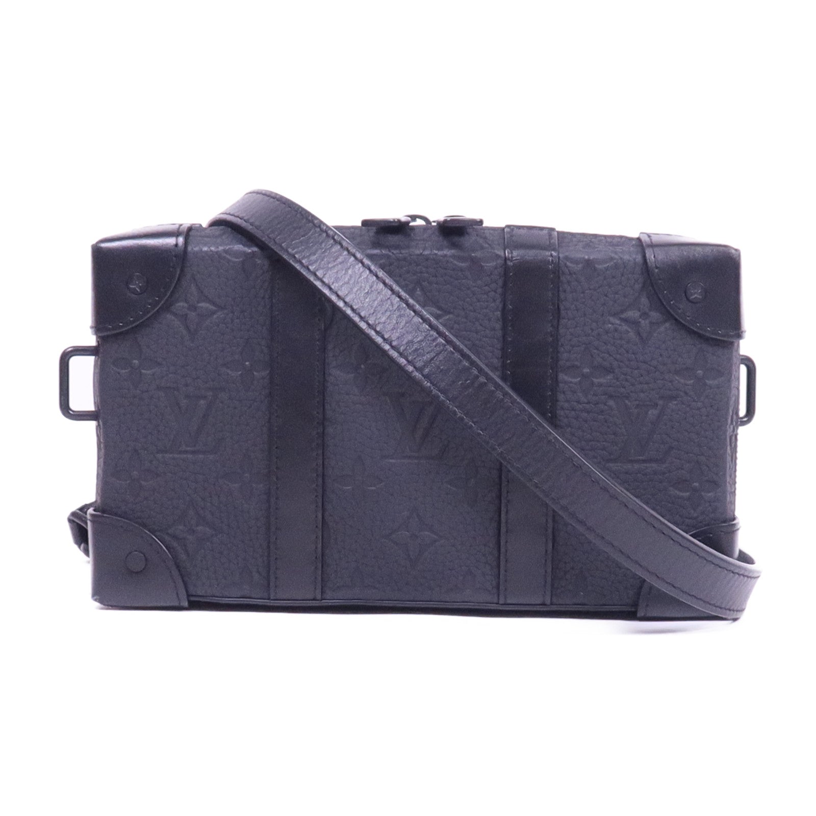 LOUIS VUITTON Monogram Taurillon Soft Trunk肩背袋