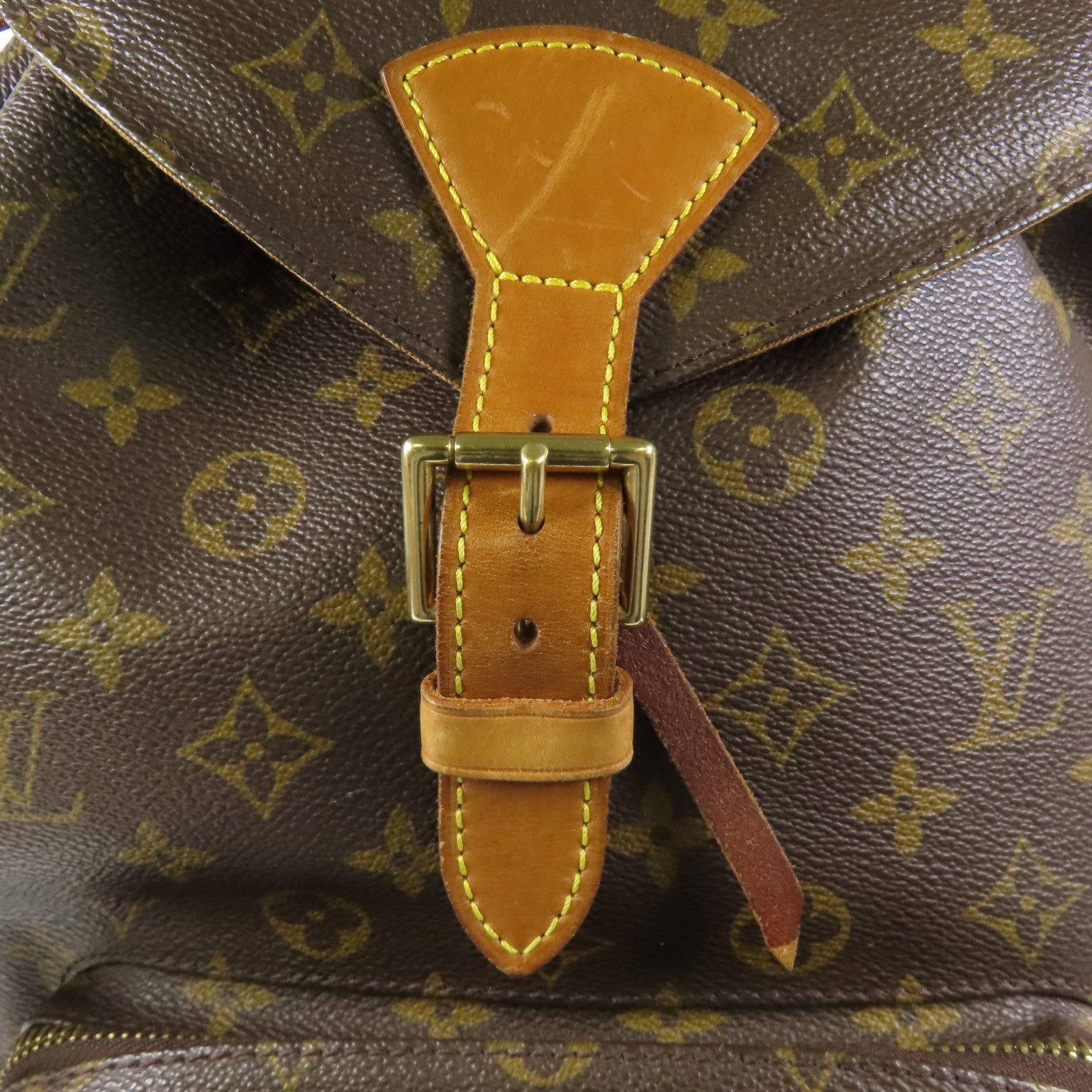 LOUIS VUITTON Monogram Montsouris GM金扣背包