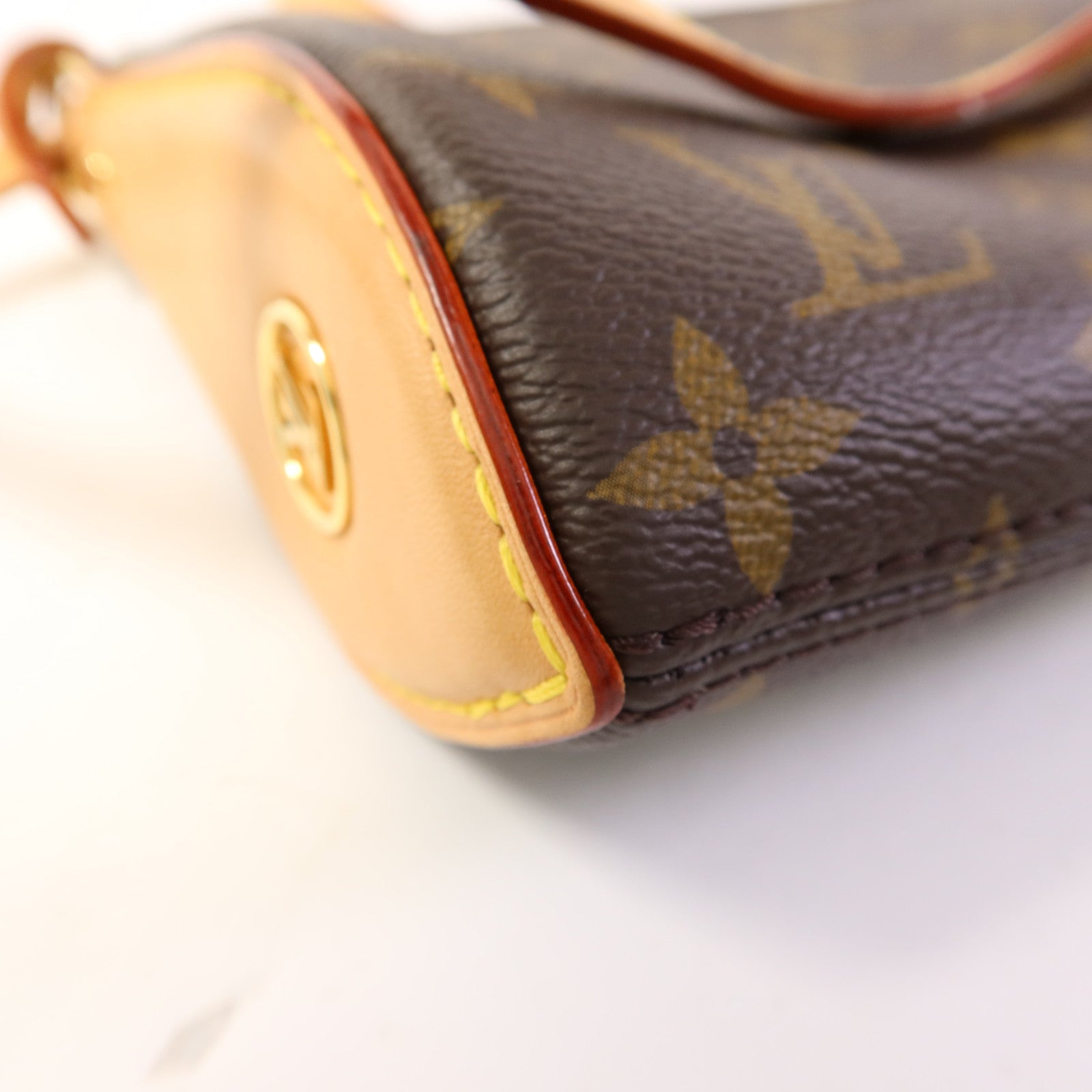 LOUIS VUITTON Monogram Pochette Tirette Bag金扣手挽肩背兩用袋
