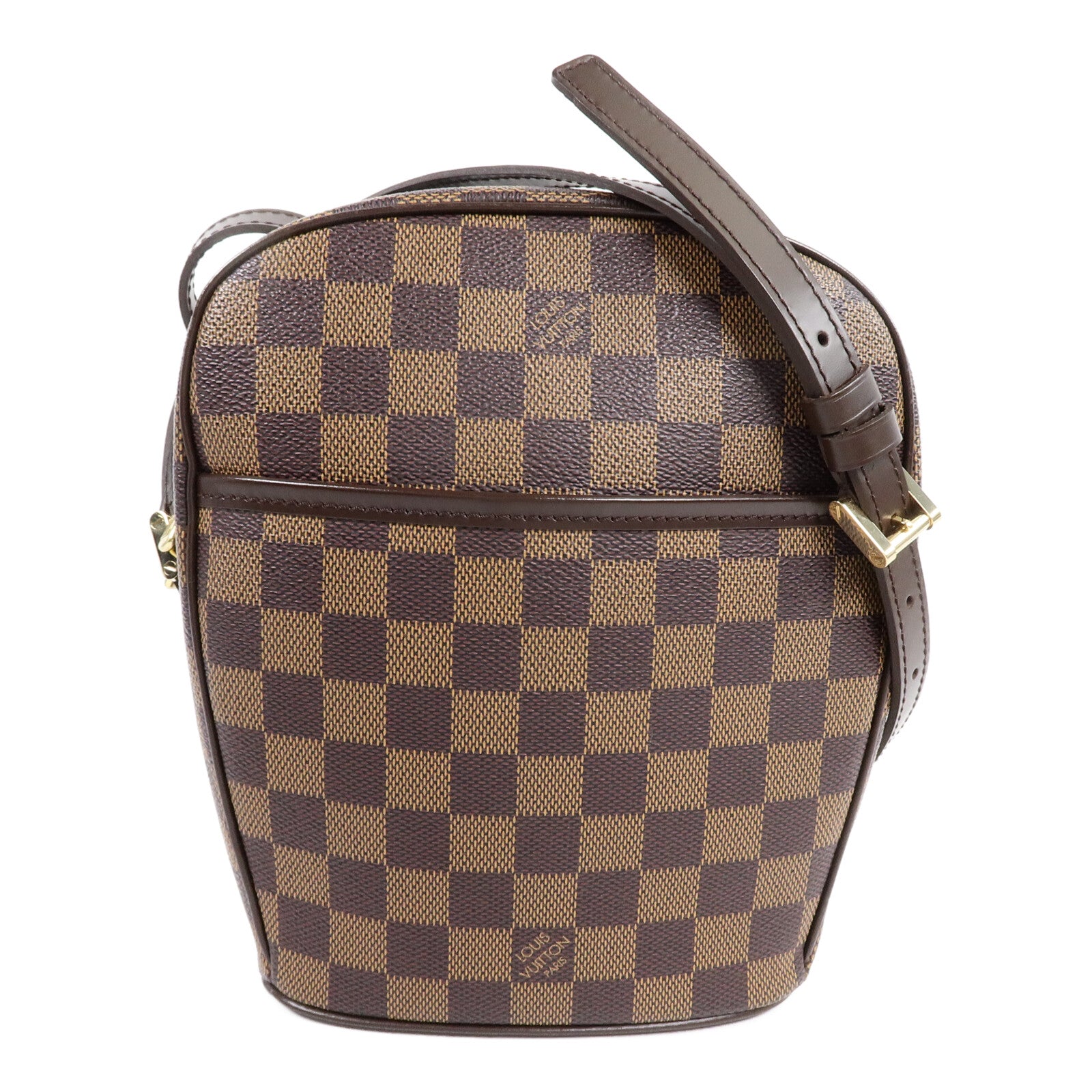 LOUIS VUITTON Damier Ipanema PM金扣肩背袋