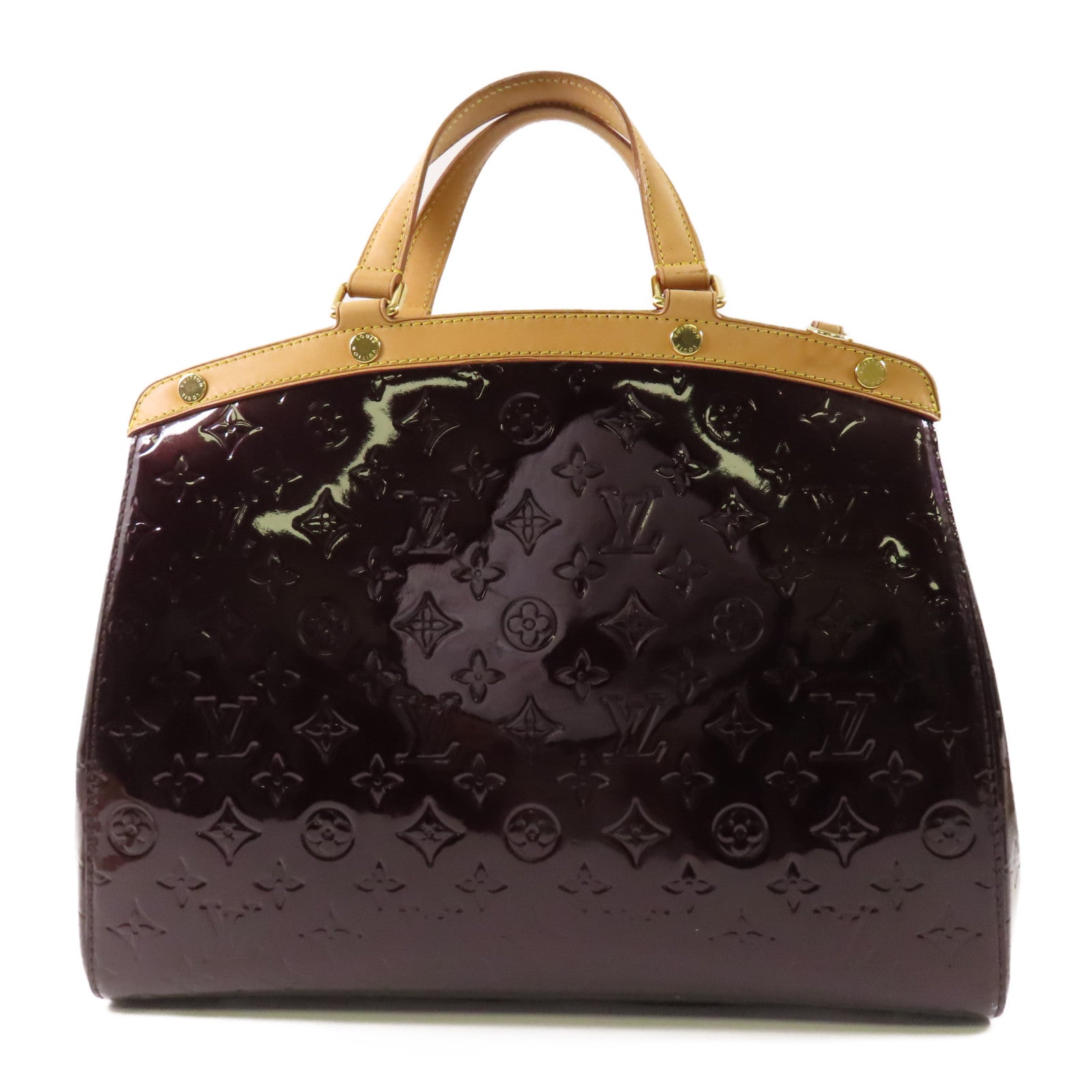 LOUIS VUITTON Vernis Brea MM金扣手挽肩背兩用袋