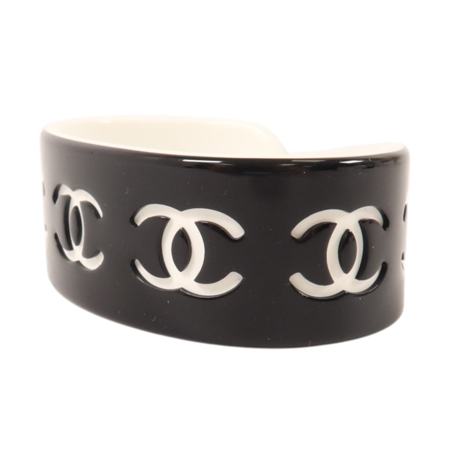 CHANEL PVC Vintage CC Bangle手鐲