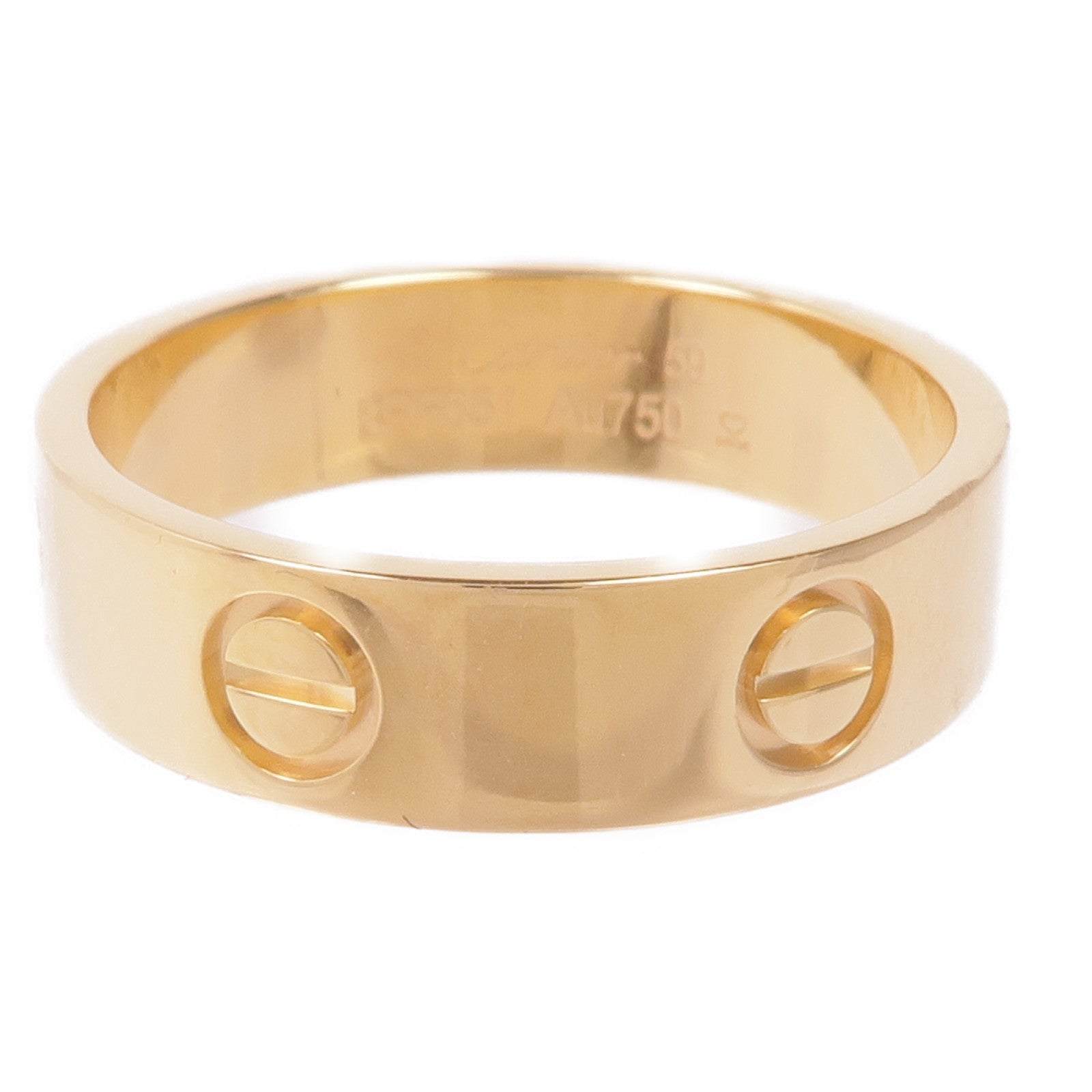 CARTIER 18K黃金Love Ring戒指Cartier#59/US#8.75