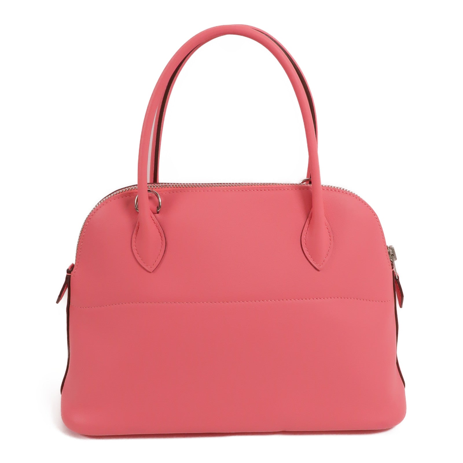 HERMES Swift皮革Bolide 27手挽肩背兩用袋Rose Azalee