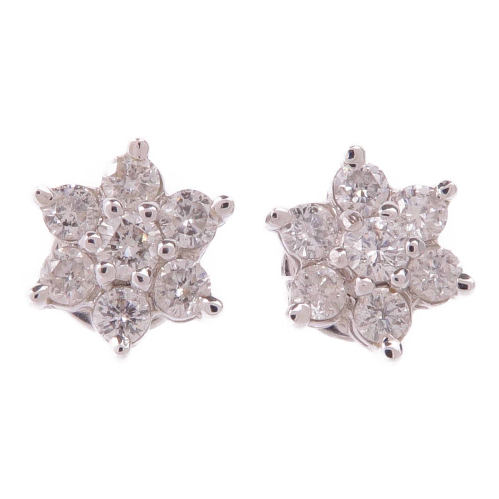 JEWELRY 18K白金Diamond Earrings鑽石耳環