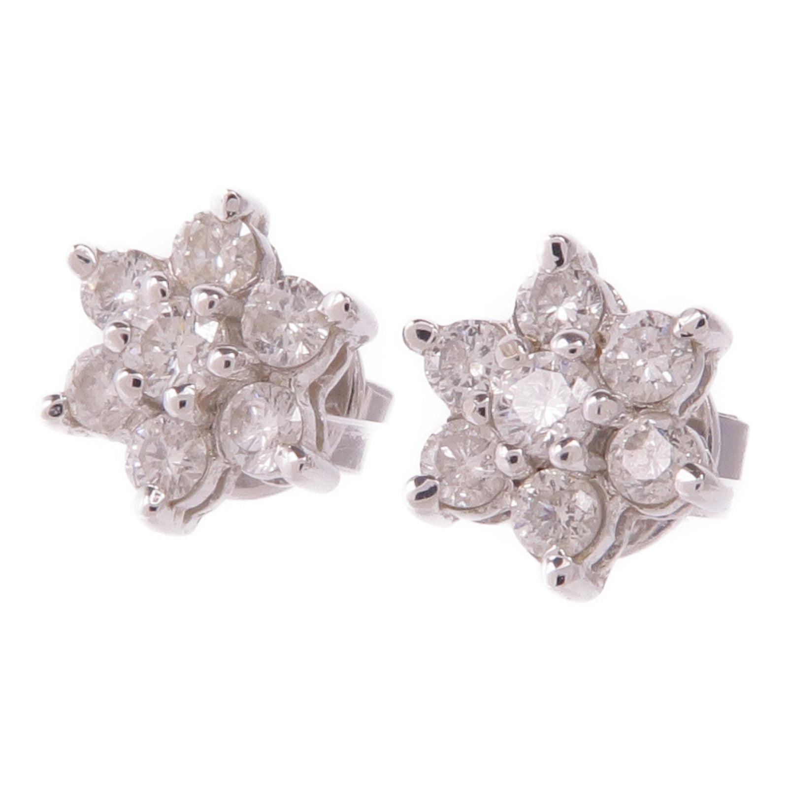 JEWELRY 18K白金Diamond Earrings鑽石耳環