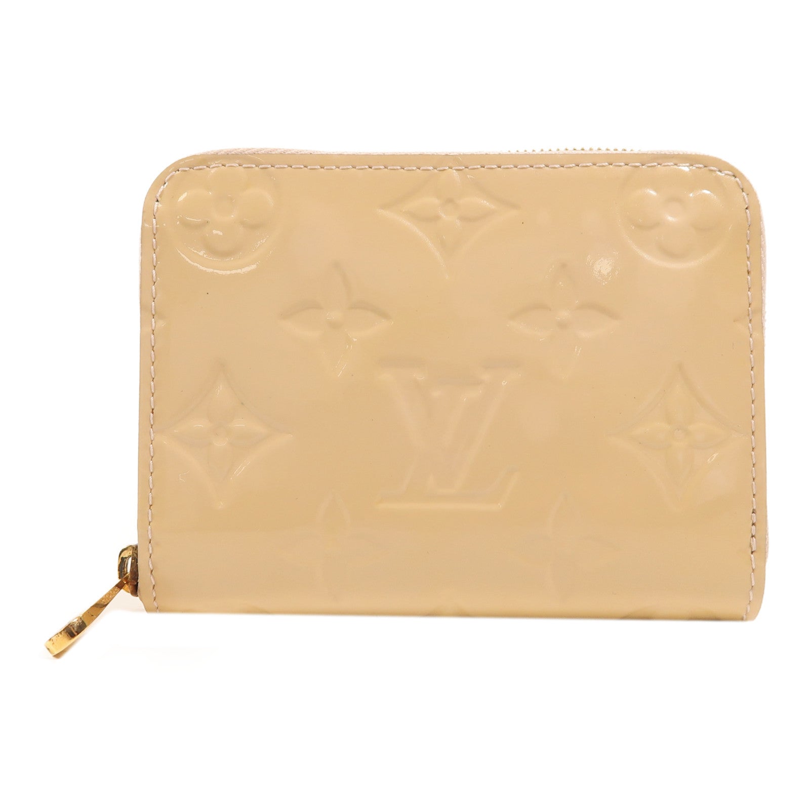 LOUIS VUITTON Monogram Vernis Zippy Coin Purse金扣錢包
