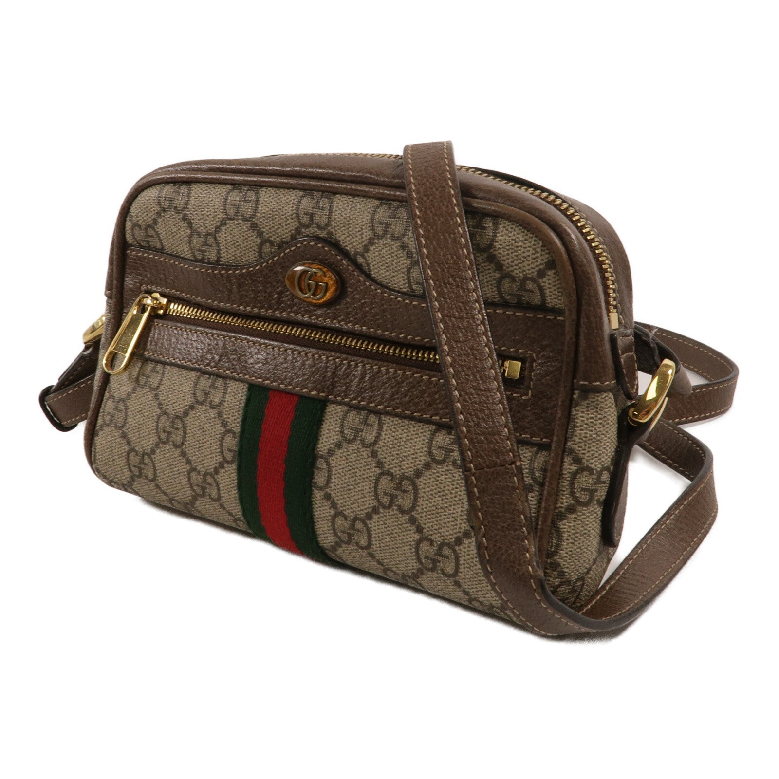 GUCCI 塗層帆布Ophidia Mini肩背袋
