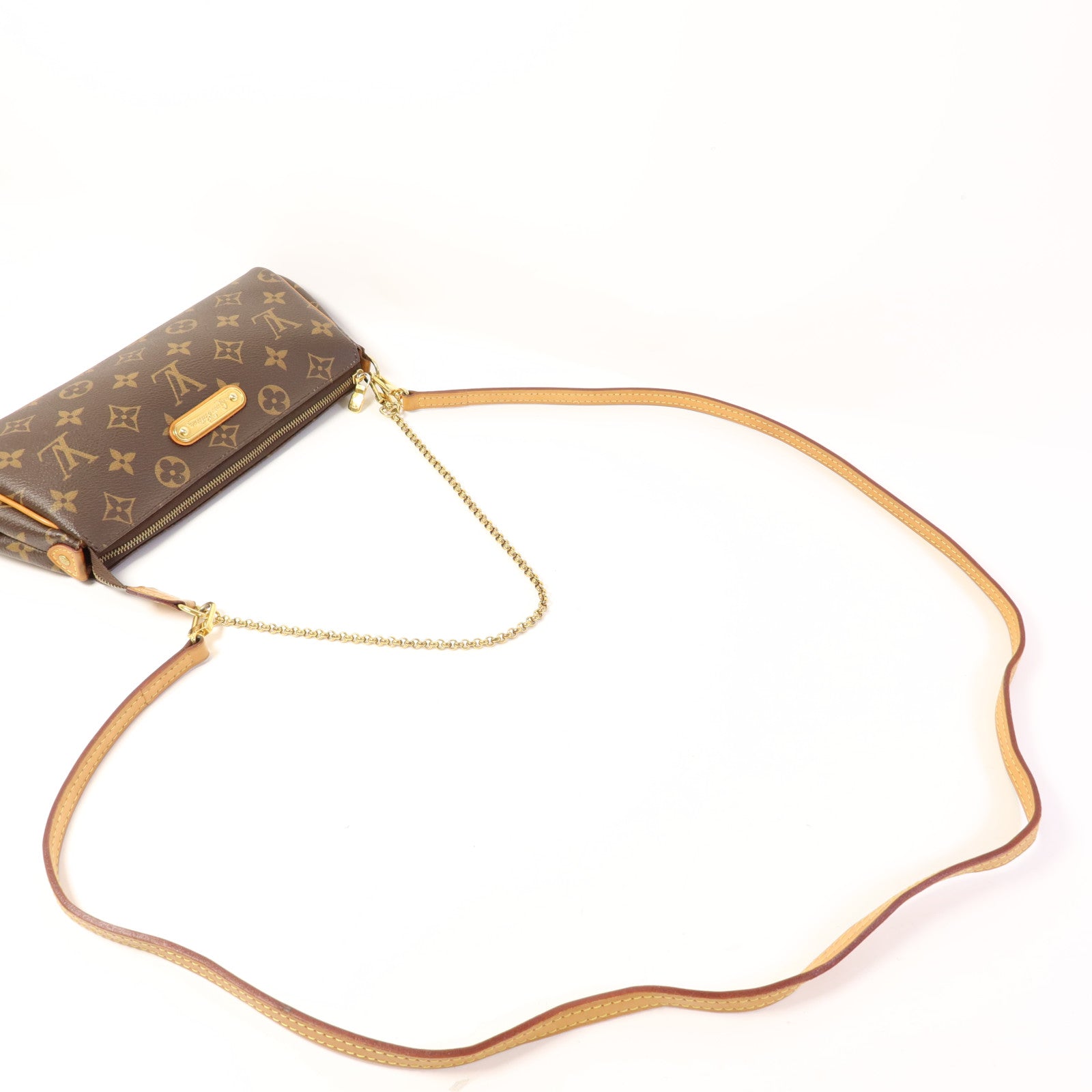 LOUIS VUITTON Monogram Eva金扣手挽肩背兩用袋