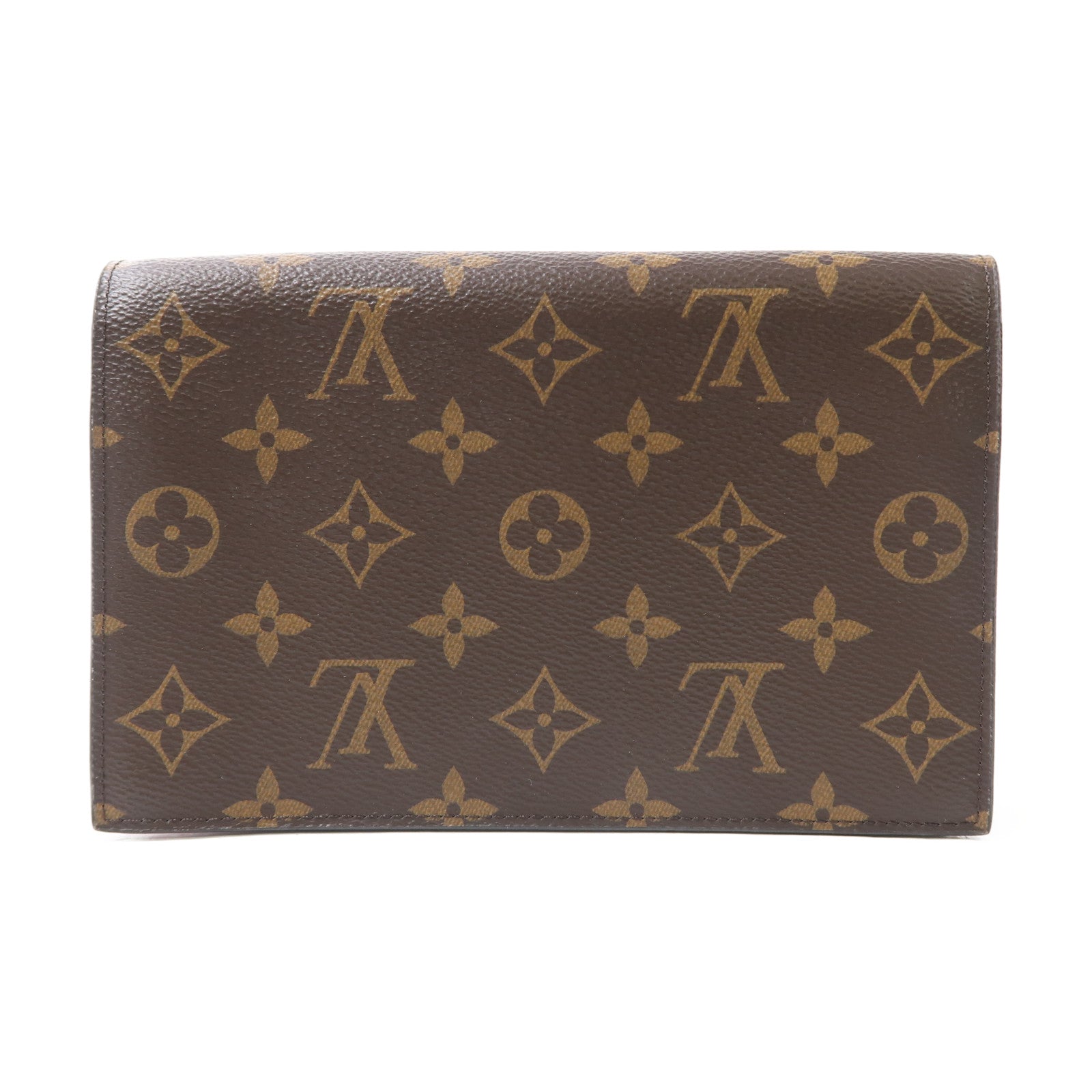 LOUIS VUITTON LV GHW Portefeuille Flore Chain Shoulder Bag M69578 Monogram Brown