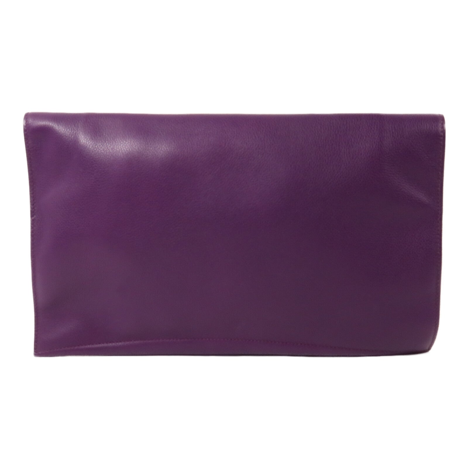 HERMES Evercolor皮革Plitplat Clutch手拿包Anemone
