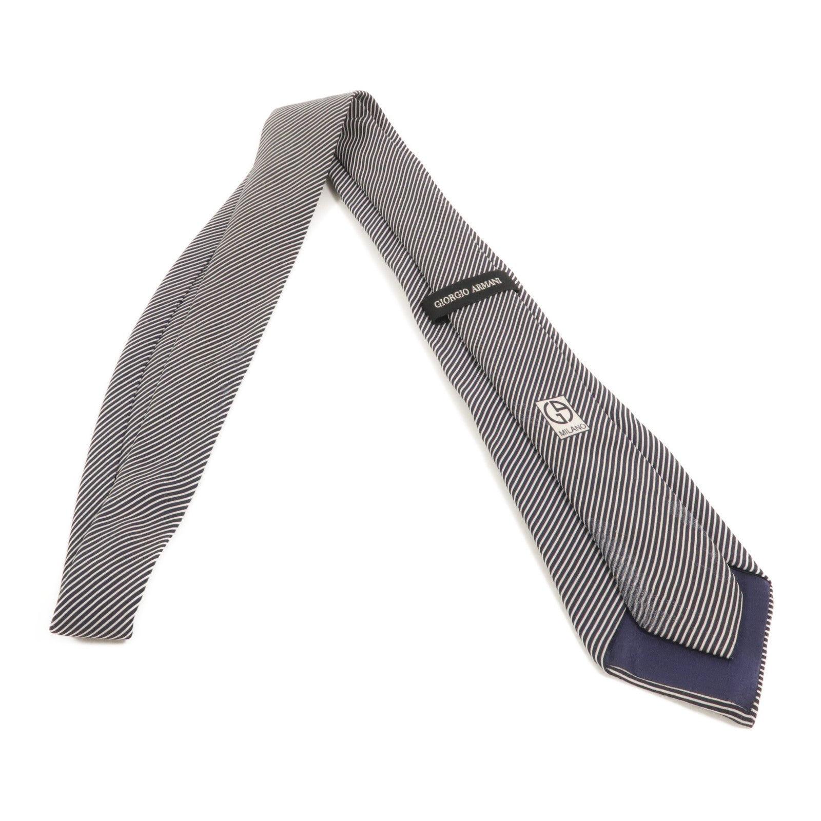 ARMANI 絲質Pure Silk Tie With Jacquard Stripes領帶