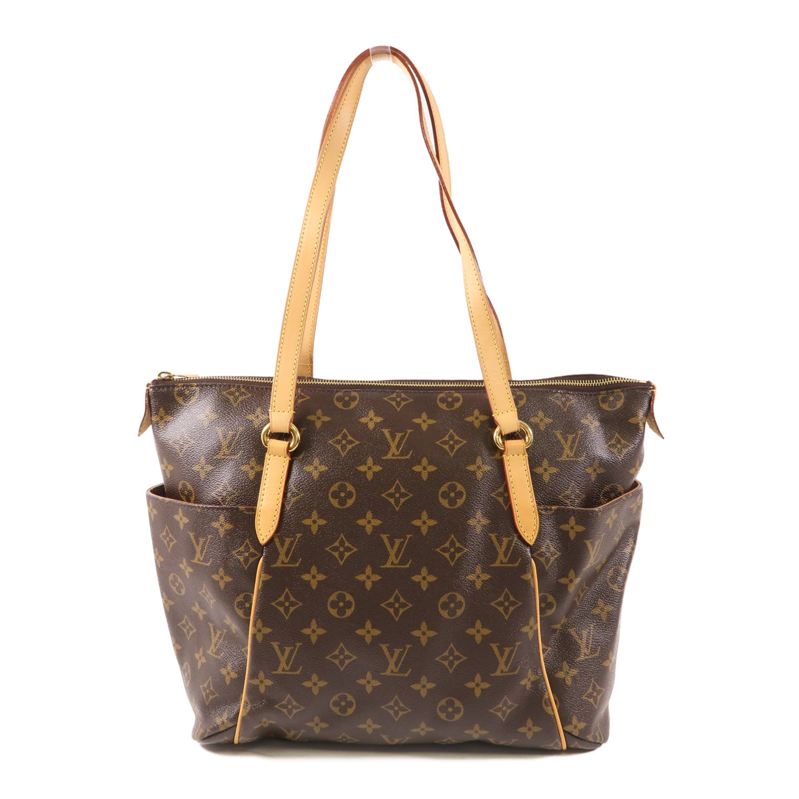 LOUIS VUITTON LV GHW Totally MM Shoulder Tote Bag M56689 Monogram Brown