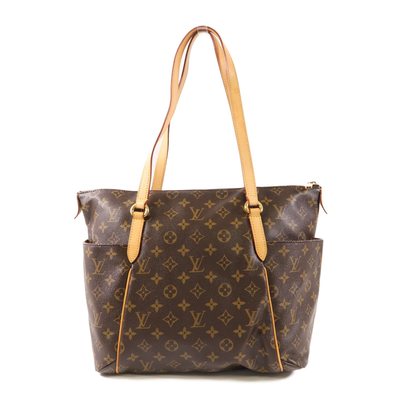 LOUIS VUITTON LV GHW Totally MM Shoulder Tote Bag M56689 Monogram Brown