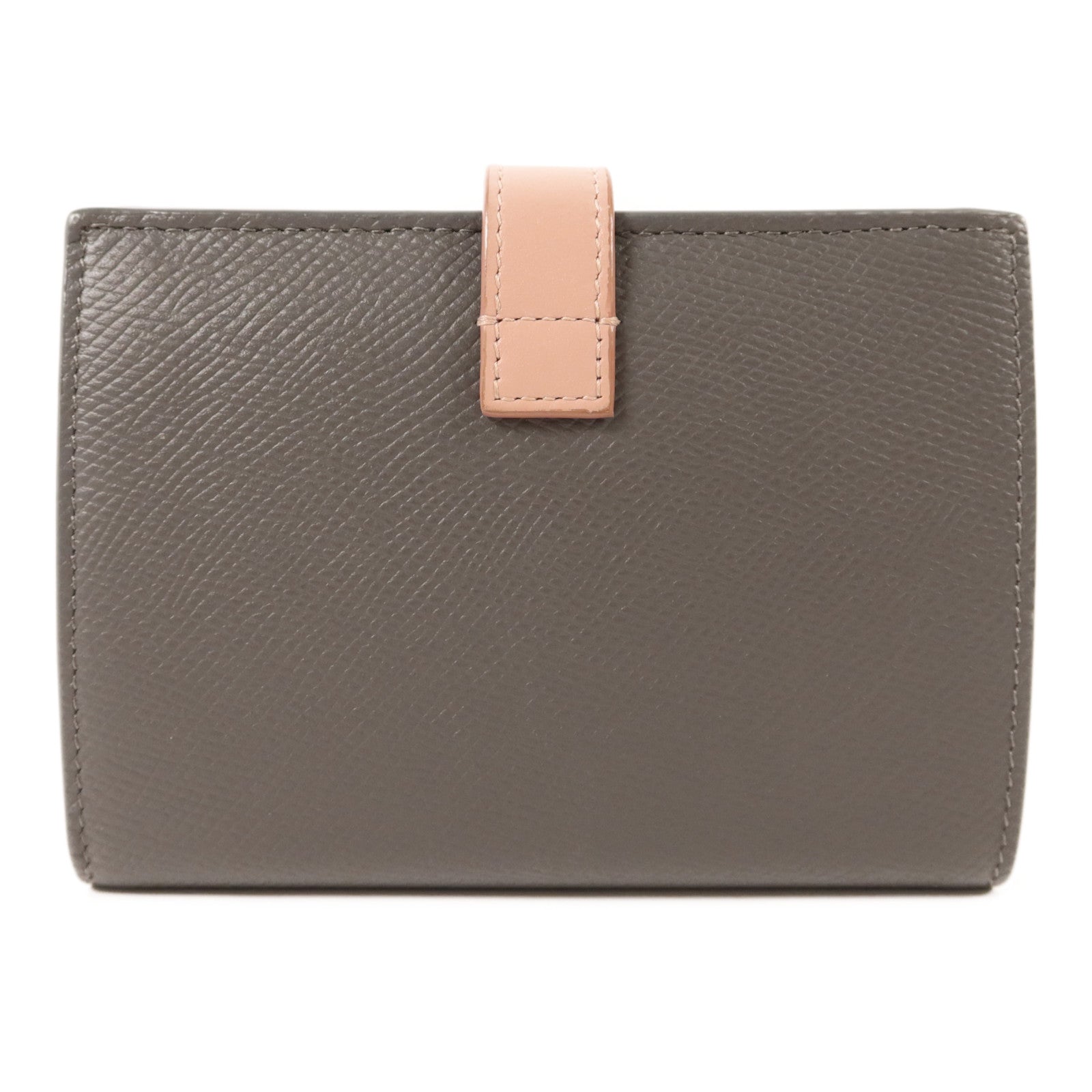 CELINE 牛皮皮革Medium Strap Wallet金扣錢包