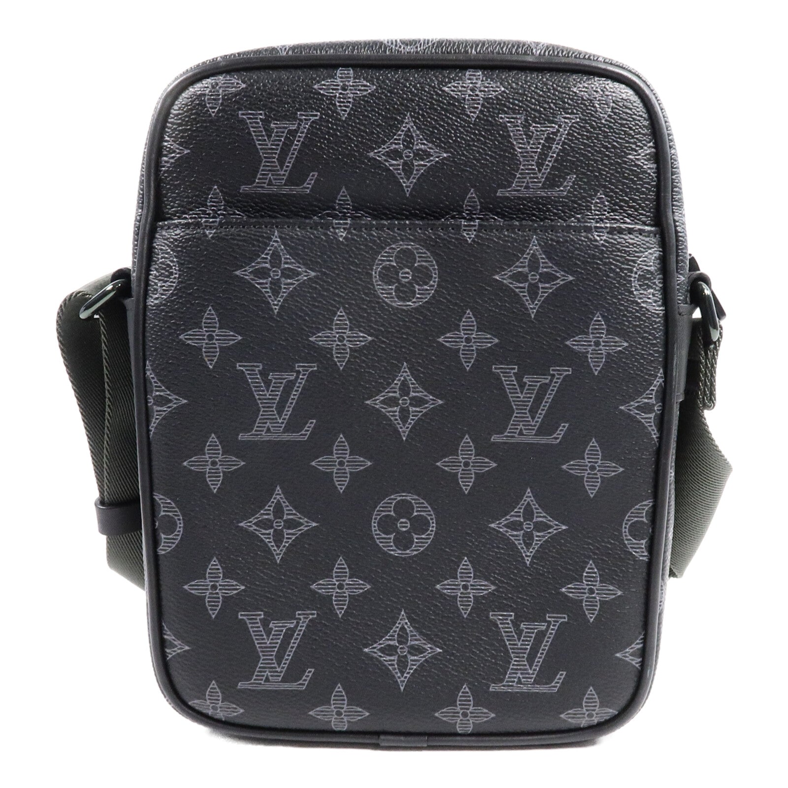 LOUIS VUITTON Monogram Eclipse Vivienne Danube PM肩背袋