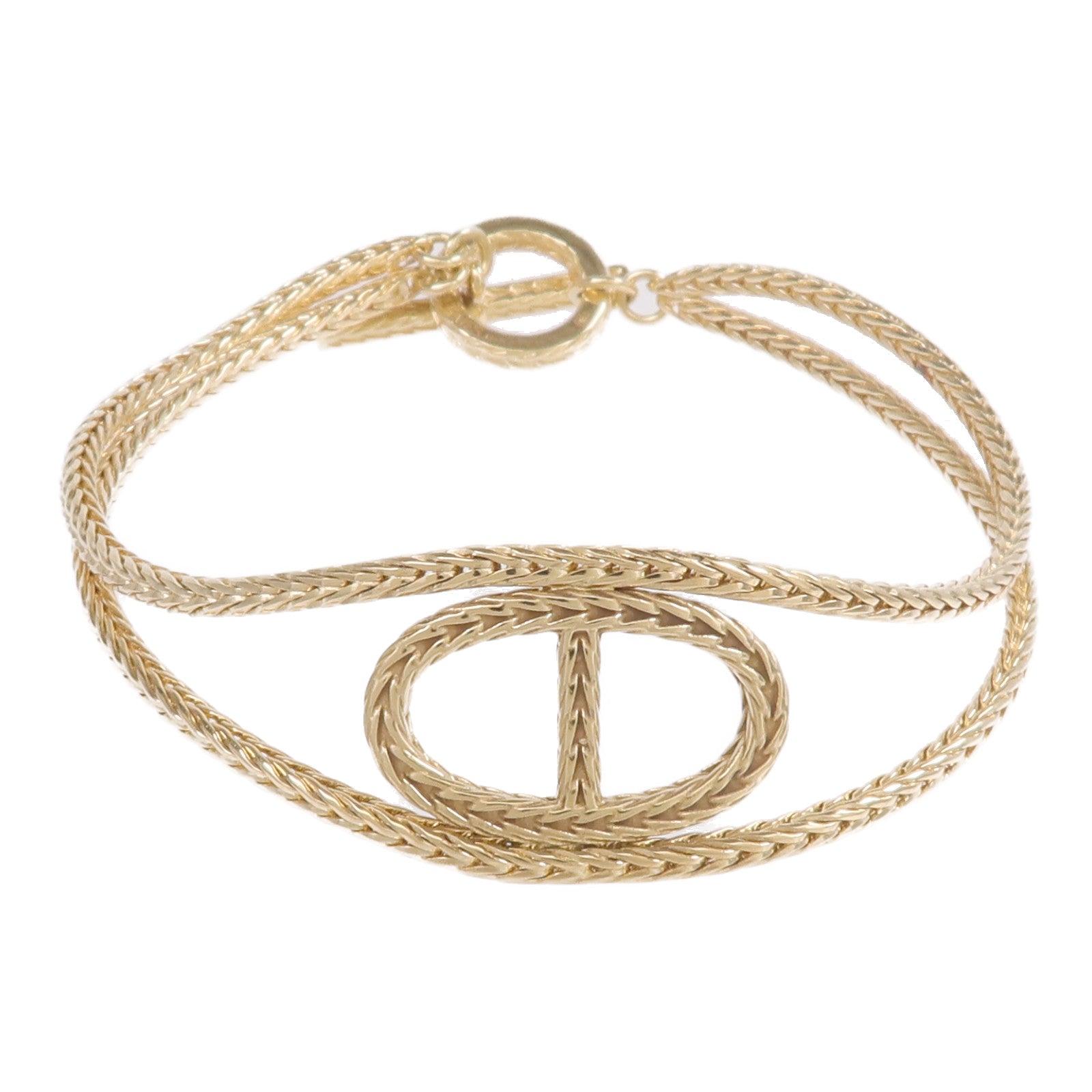 HERMES 18K黃金Chaine D'ancre Danae PM手鏈