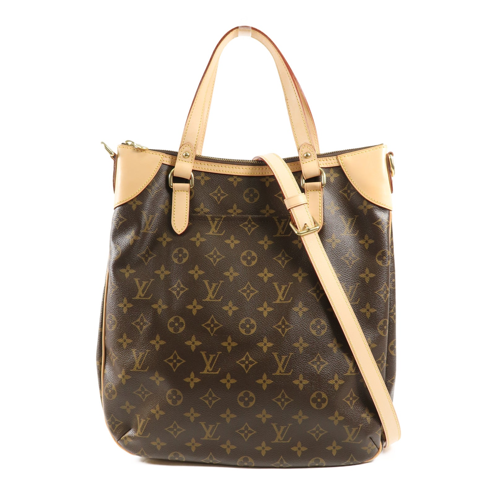 LOUIS VUITTON Monogram Odeon GM金扣手挽肩背兩用袋