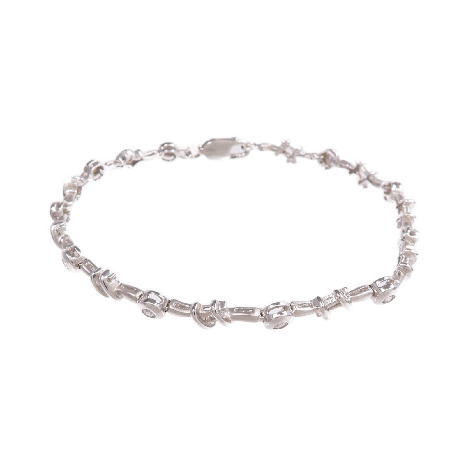 JEWELRY 【激減優惠】18K白金Diamond Bracelet鑽石手鏈