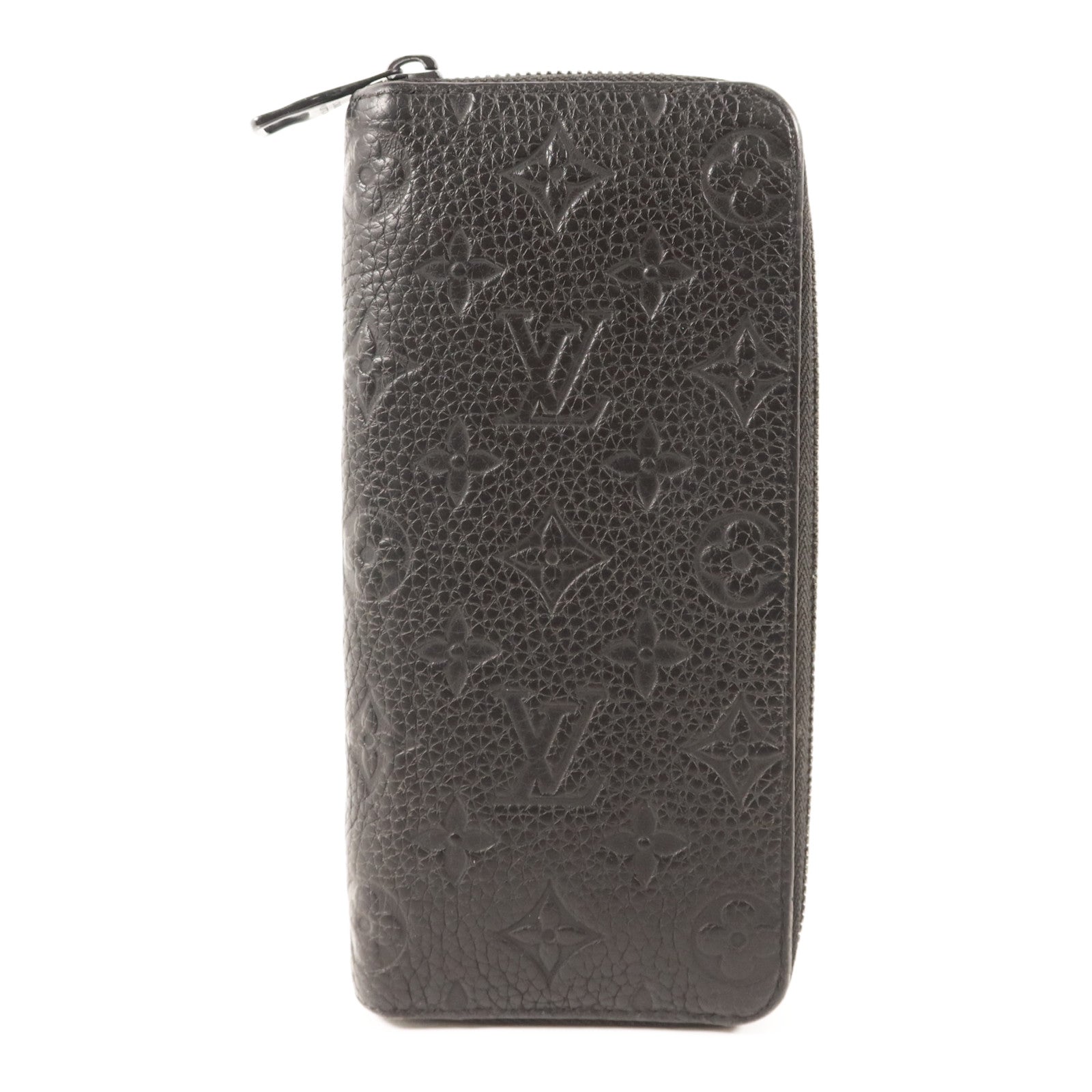 LOUIS VUITTON Monogram Taurillon Zippy Vertical Wallet長錢包