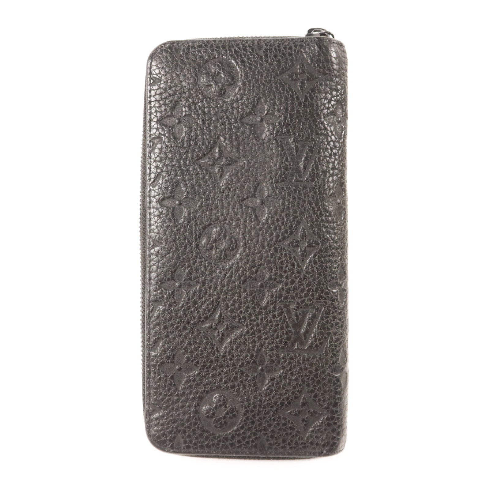 LOUIS VUITTON Monogram Taurillon Zippy Vertical Wallet長錢包