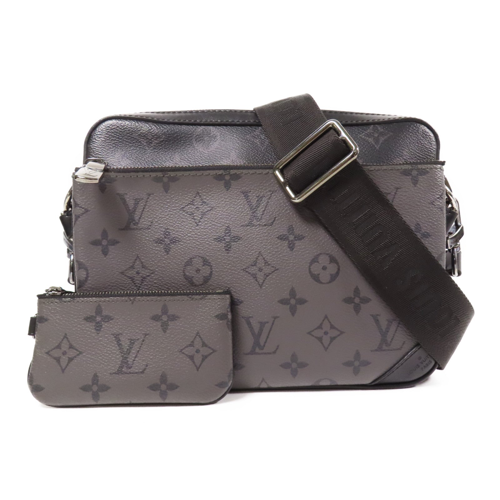 LOUIS VUITTON LV SHW Trio Messenger Shoulder Bag M69443 Monogram Eclipse Reverse