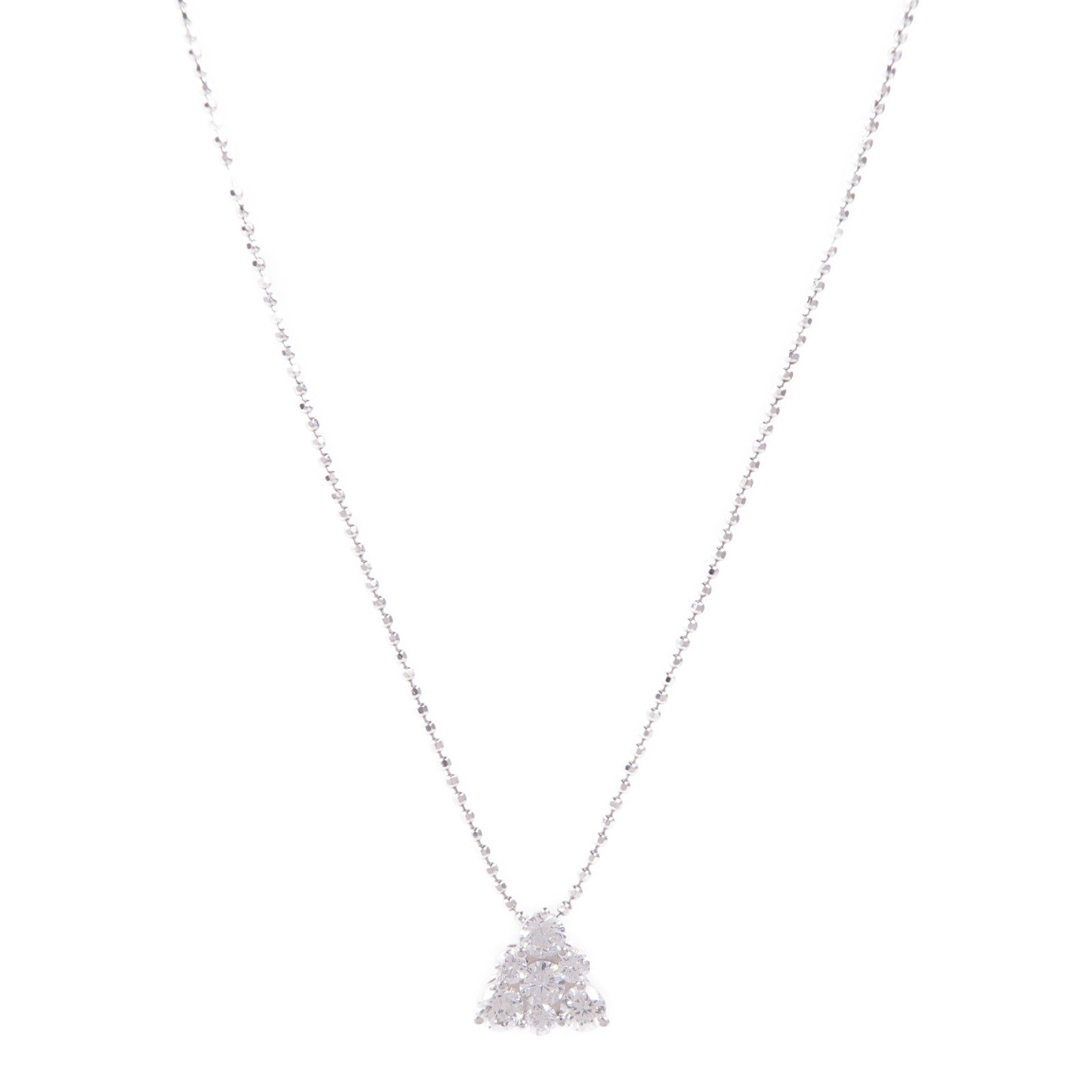 JEWELRY Diamond Necklace 18K White Gold
