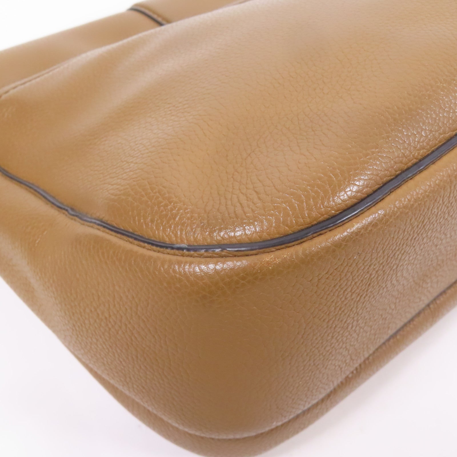 MARC JACOBS 牛皮皮革Shoulder Bag銀扣肩背袋