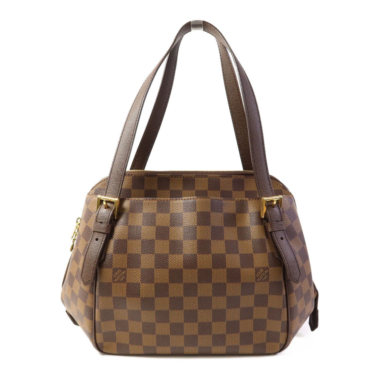 LOUIS VUITTON Damier Belem MM金扣肩背袋