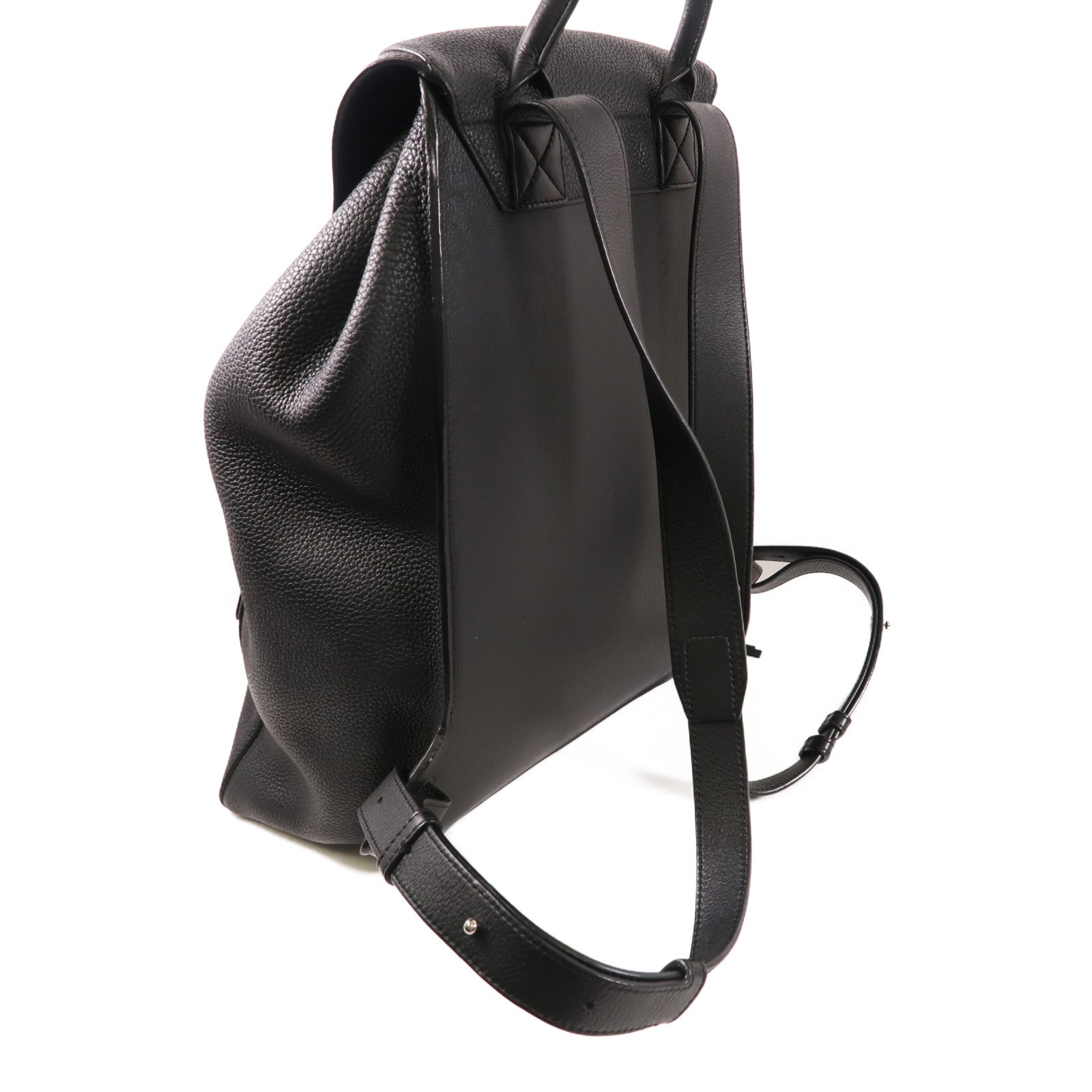 LOEWE SHW Backpack Calfskin Leather Black