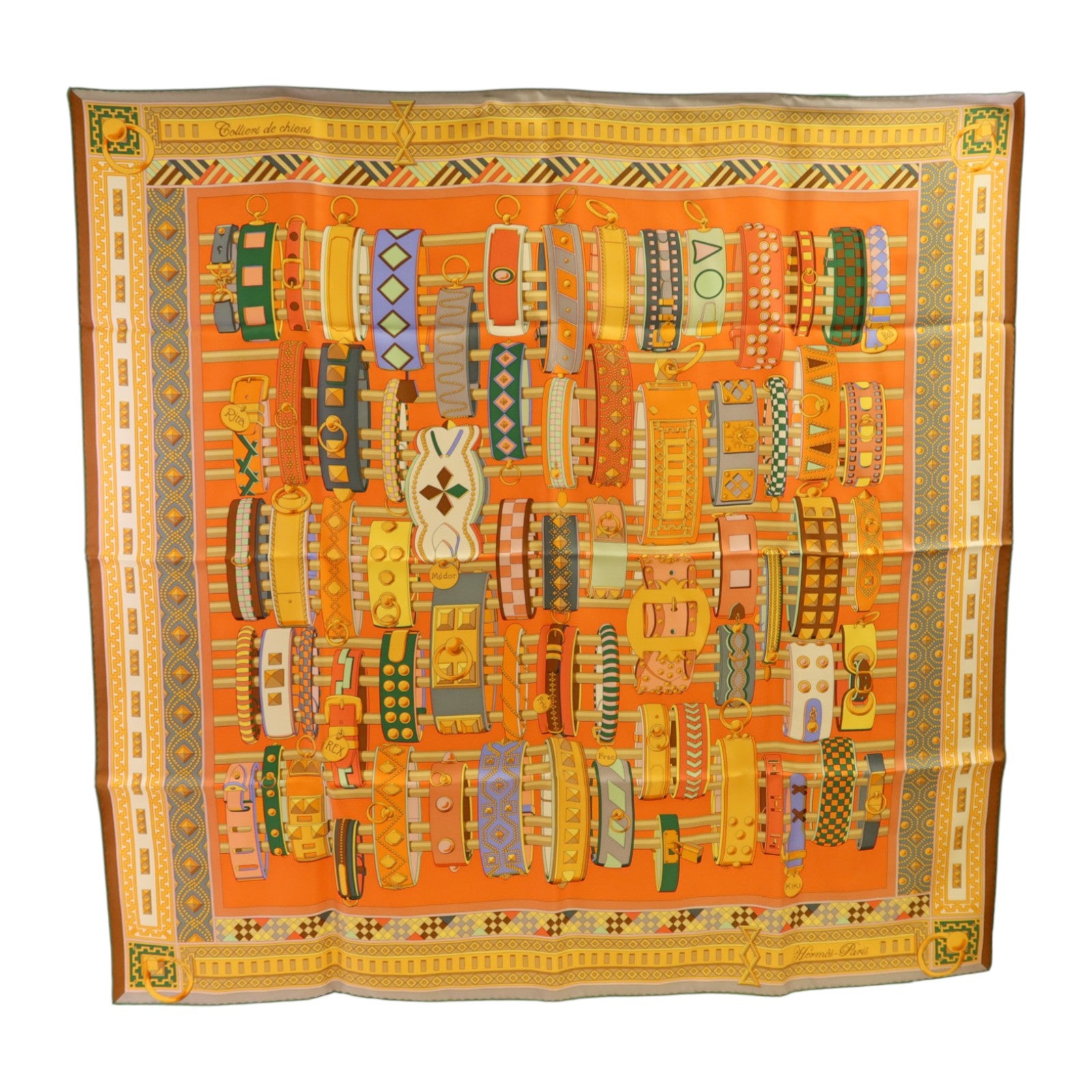 HERMES 絲質Scarf 90x90絲巾