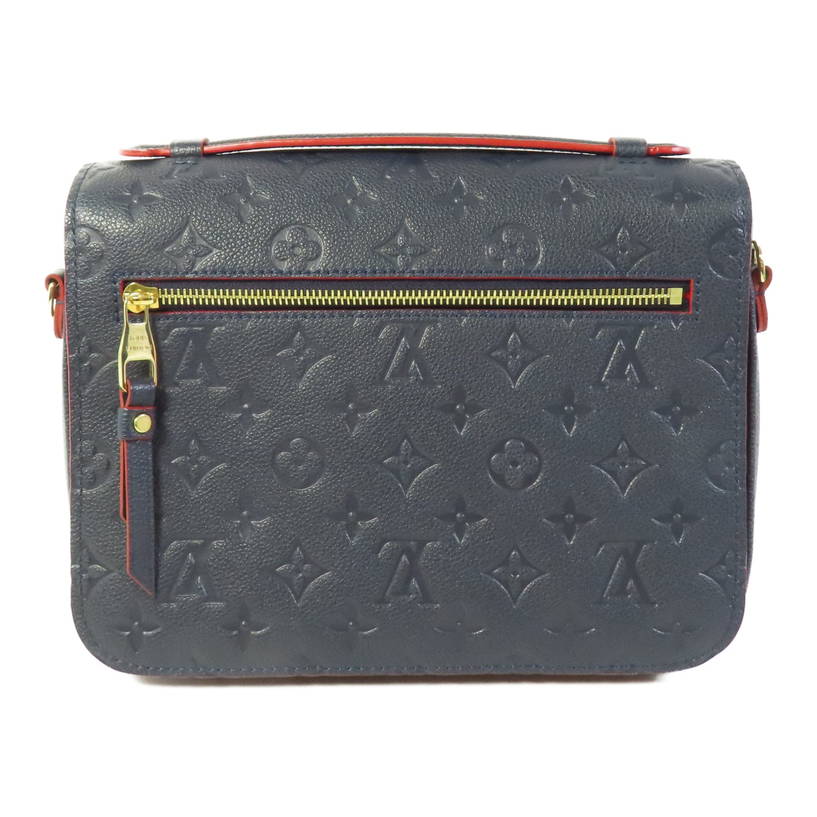 LOUIS VUITTON LV GHW Pochette Metis 2 Way Bag M44071 Monogram Empreinte Navy